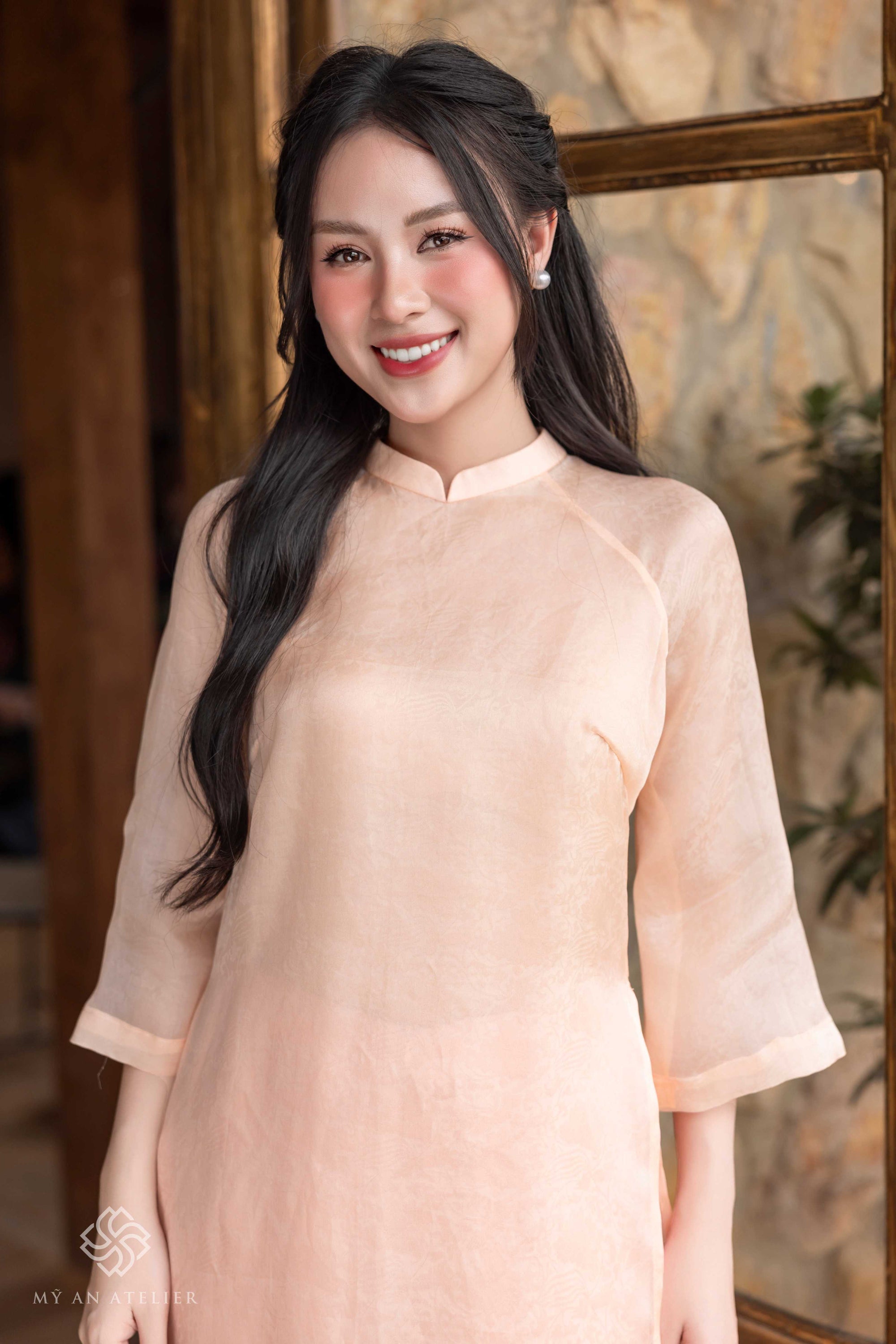 2-layer Vietnamese silk dress