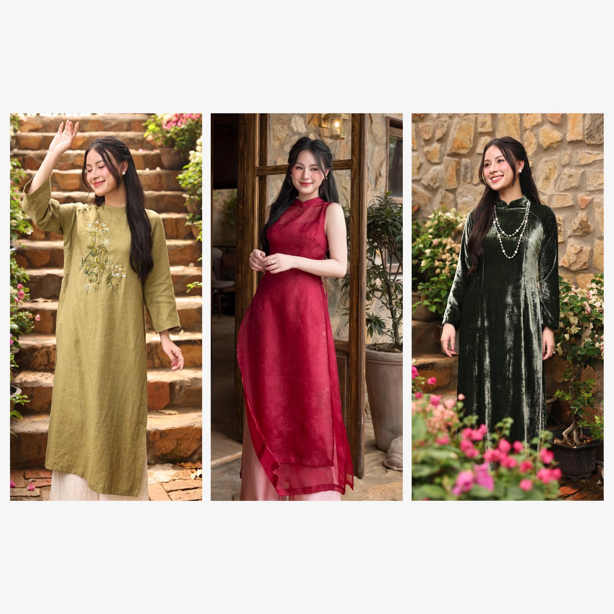 Types of ao dai at MYAN