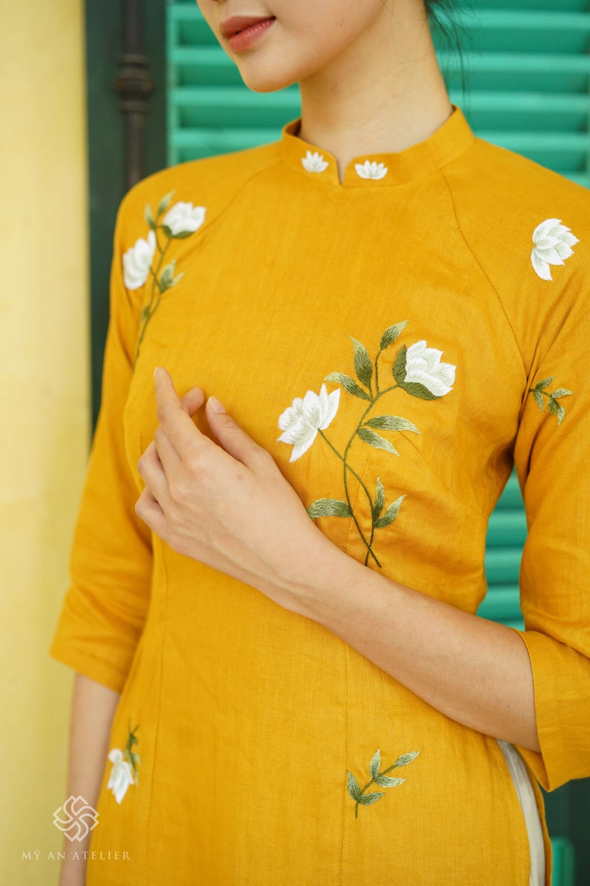 Linen couple ao dai Vietnam