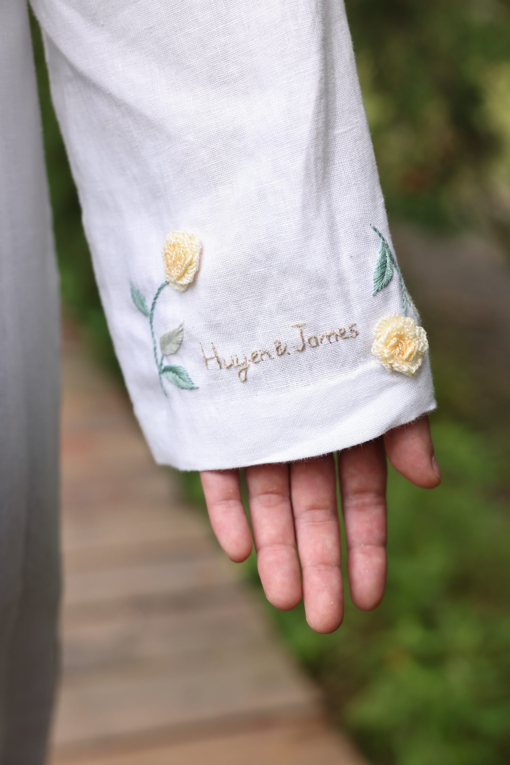 Matching ao dai wedding set