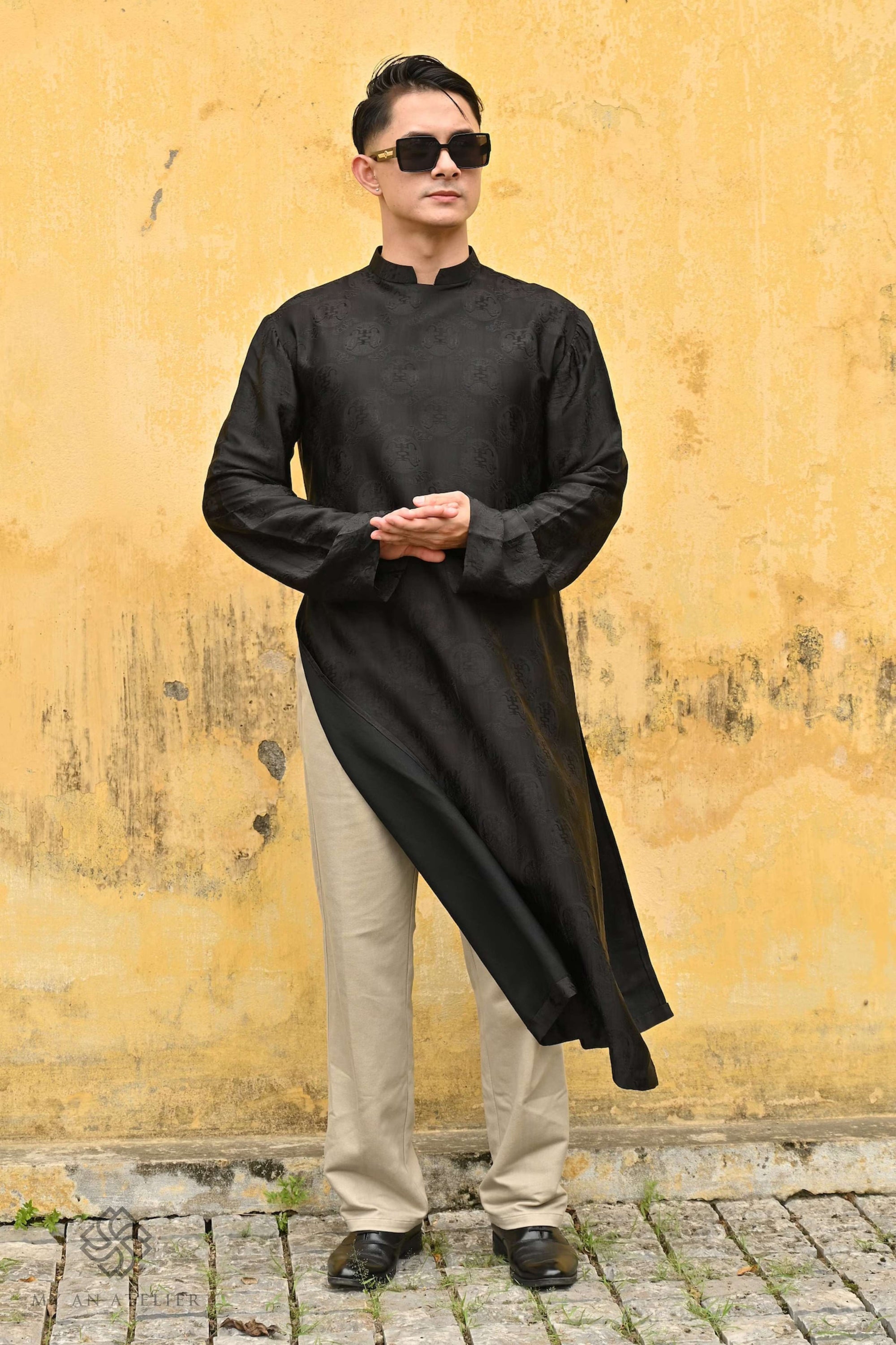 Mulberry silk Vietnam costume male