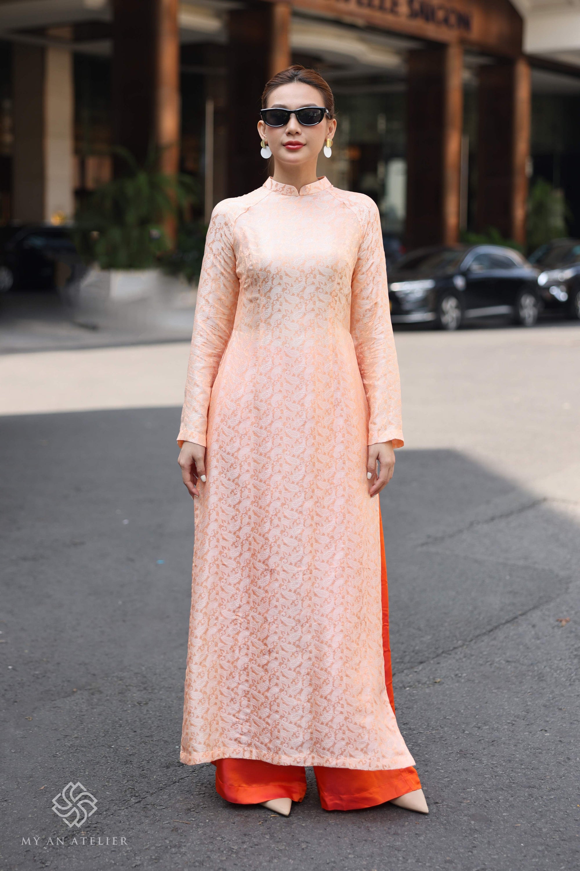 Mulberry silk Vietnamese cultural dress