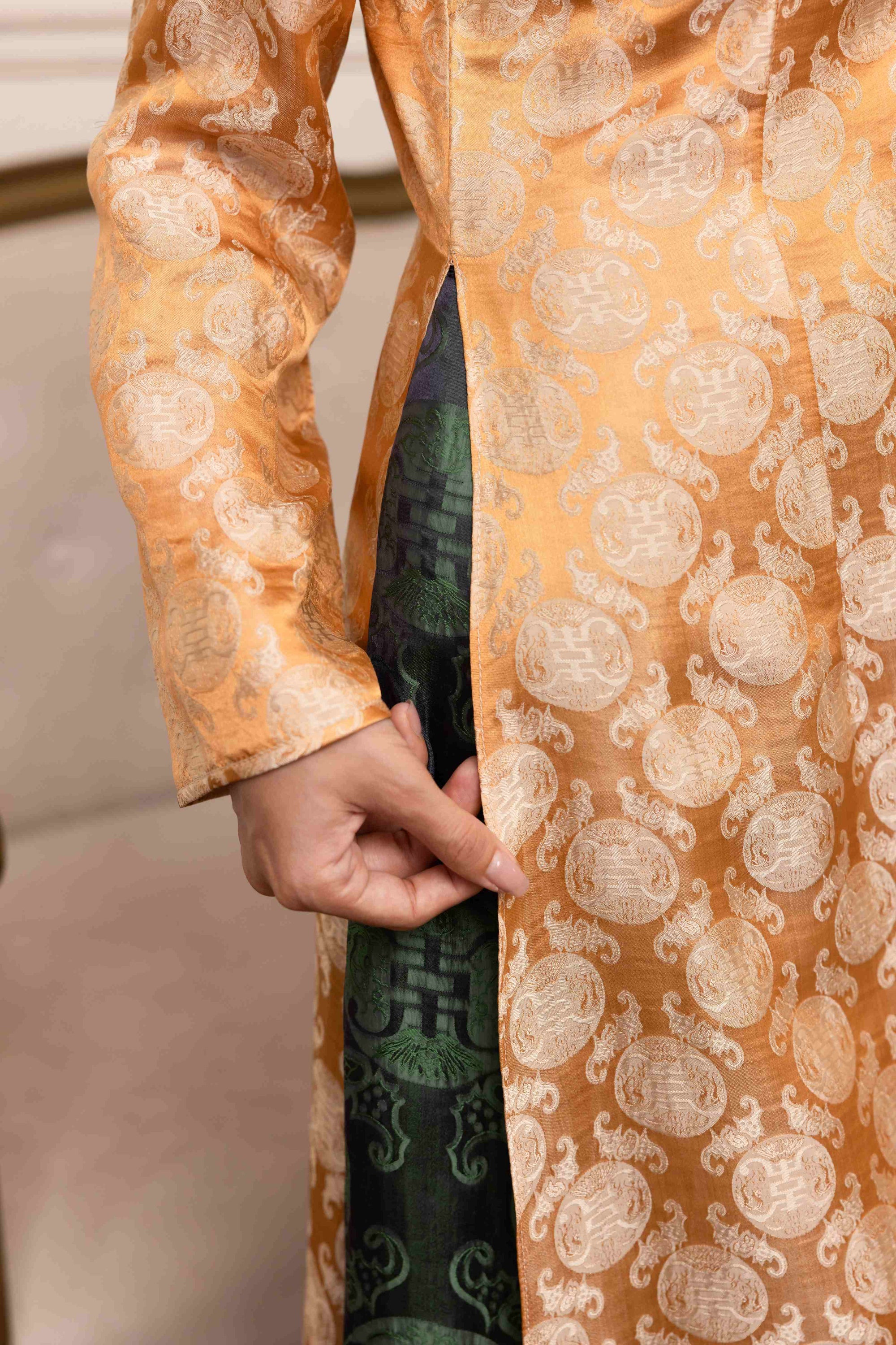 Silk ao dai with pants