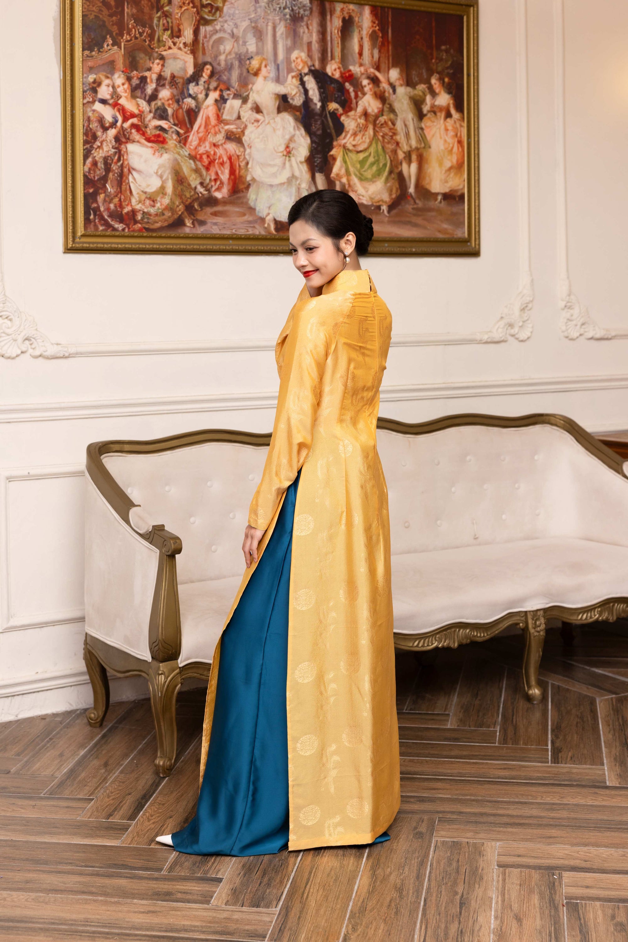 Vietnamese cultural silk dress