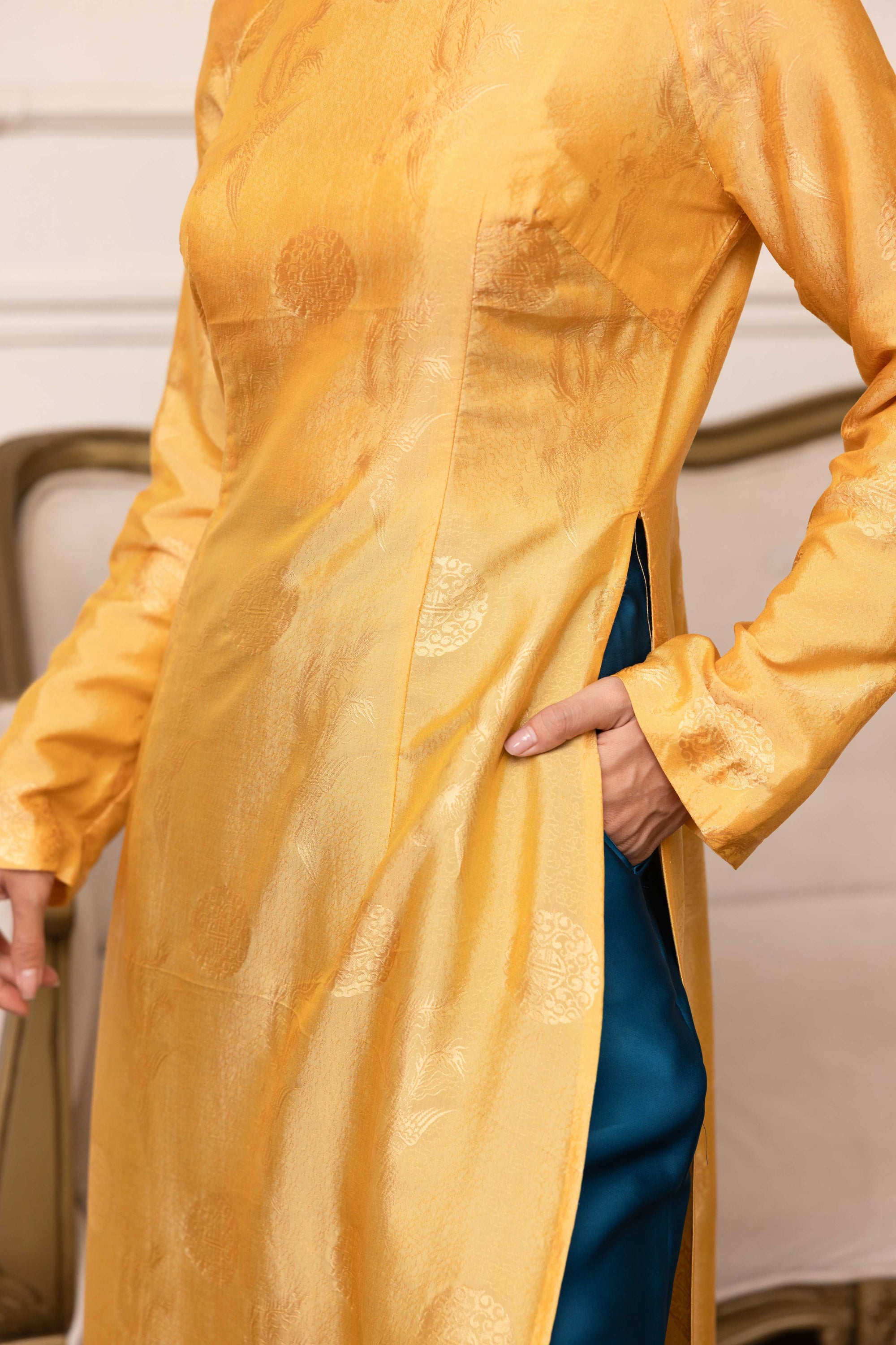 Vietnamese cultural silk dress