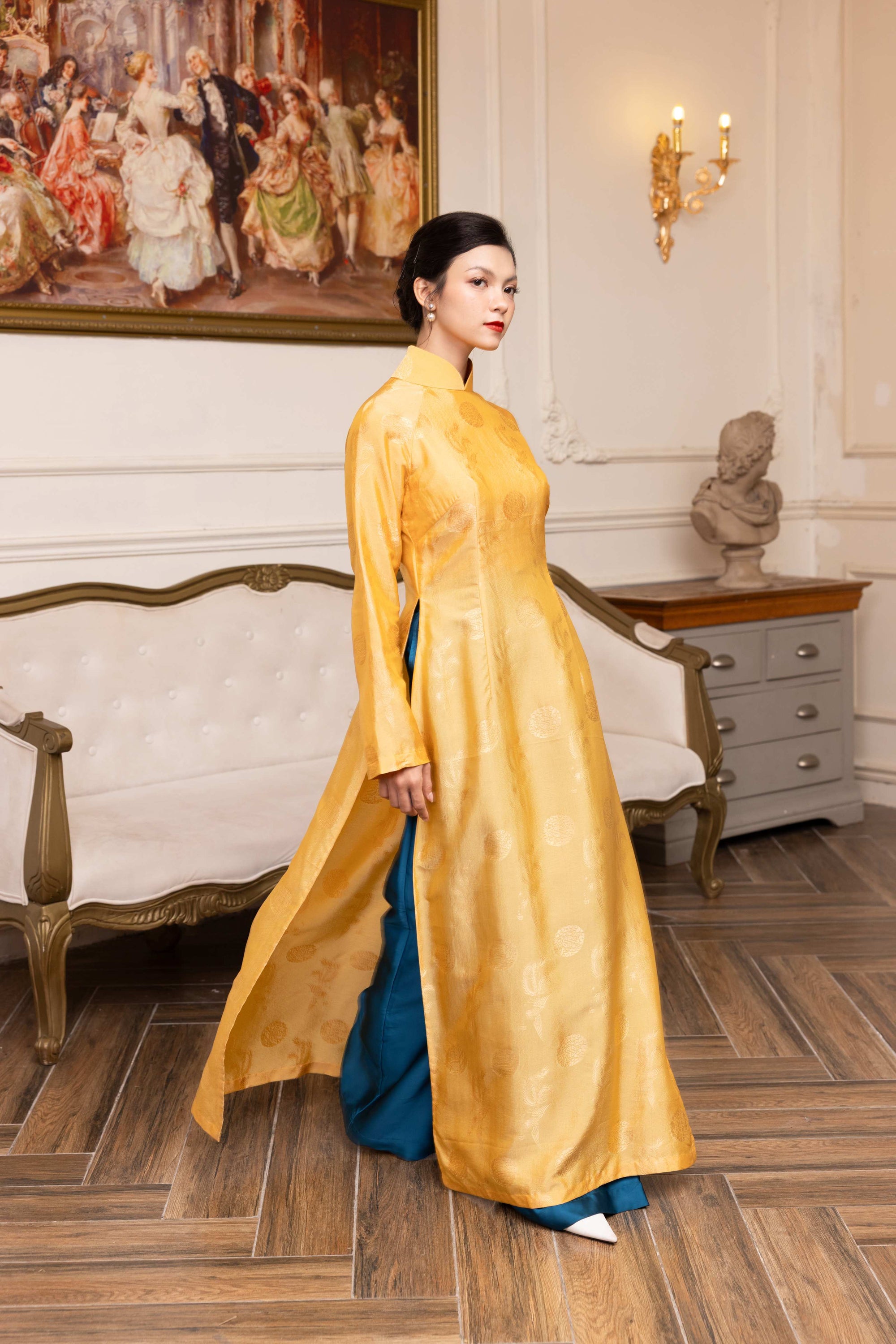 Vietnamese cultural silk dress