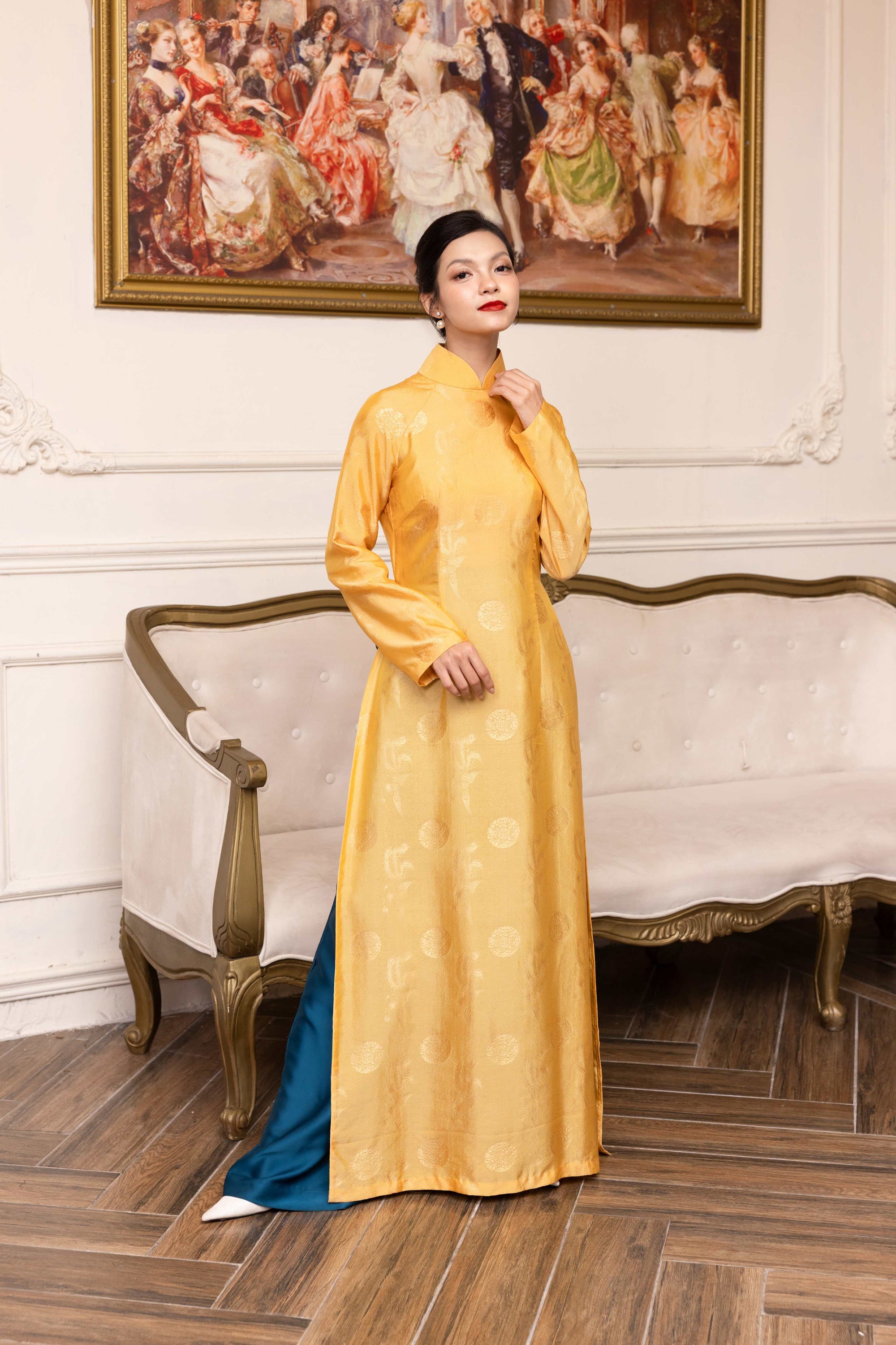 Vietnamese cultural silk dress