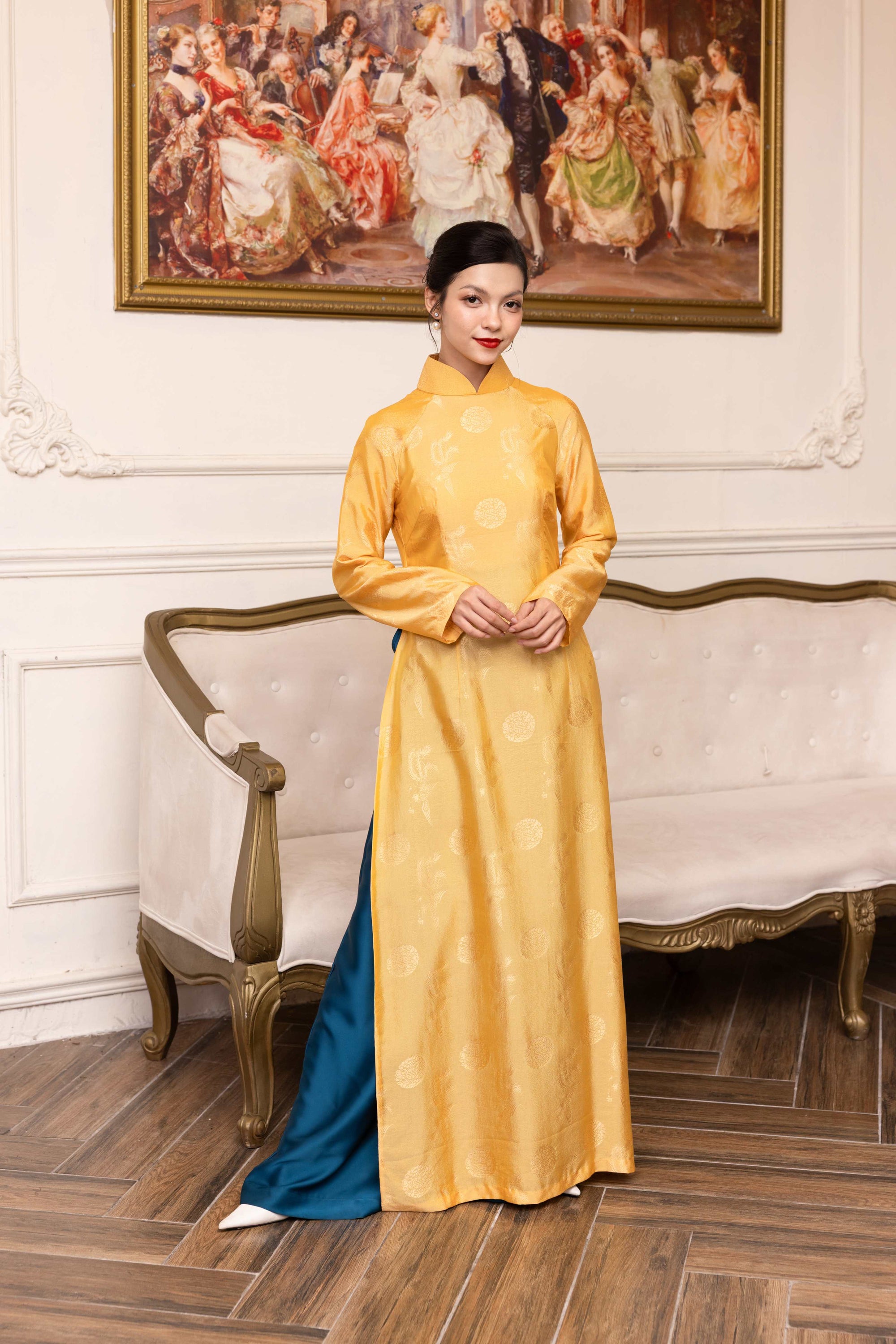 Vietnamese cultural silk dress
