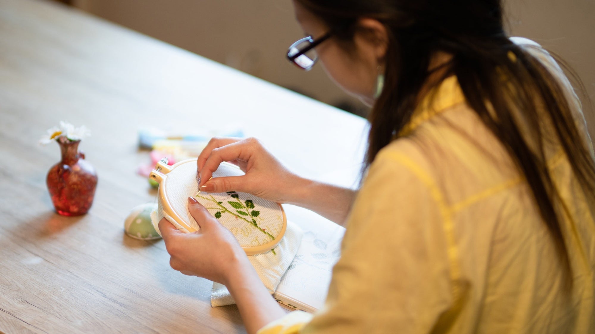 Reasons why hand-embroidered ao dai is special