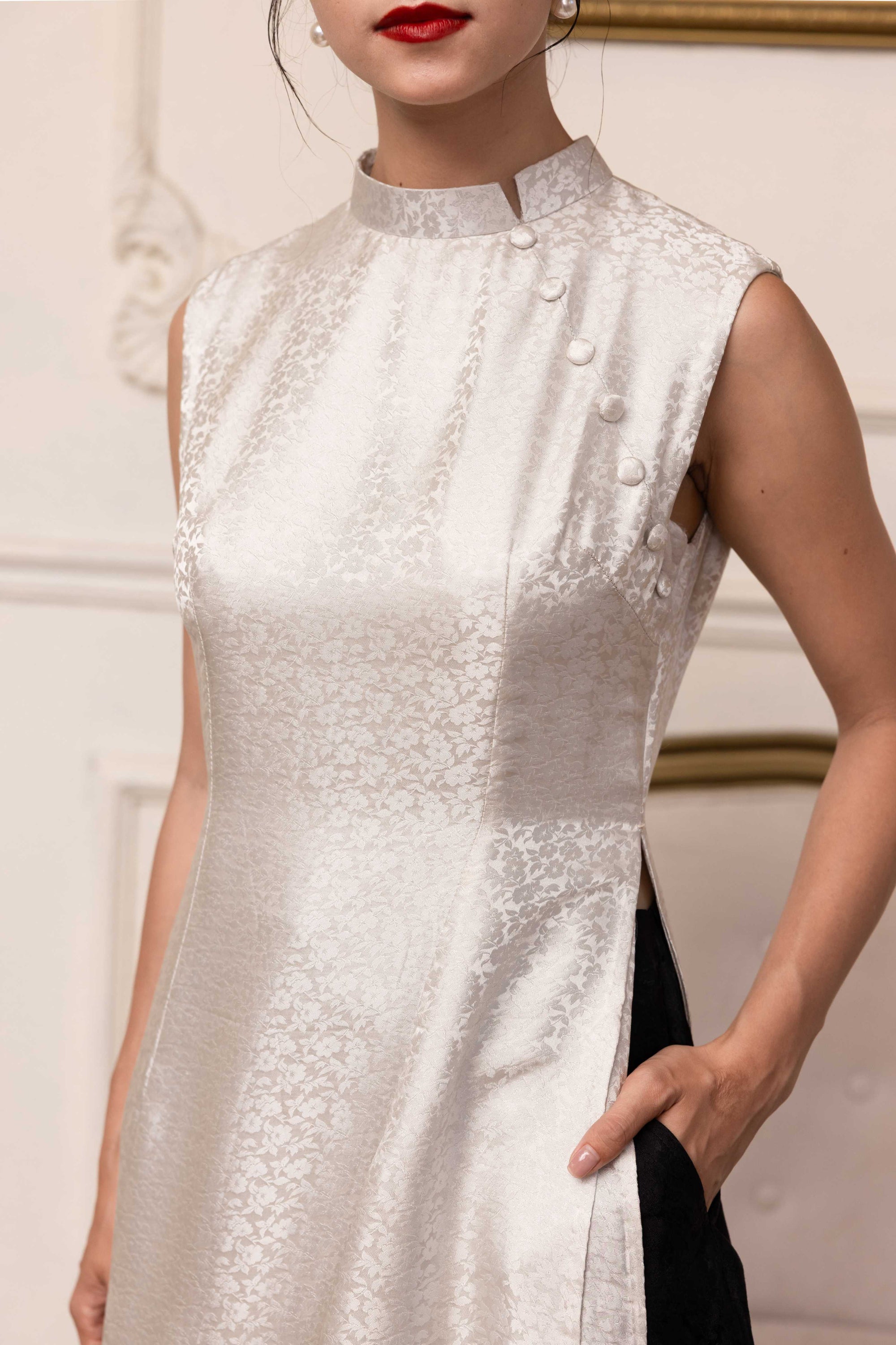 2-layer silk ao dai