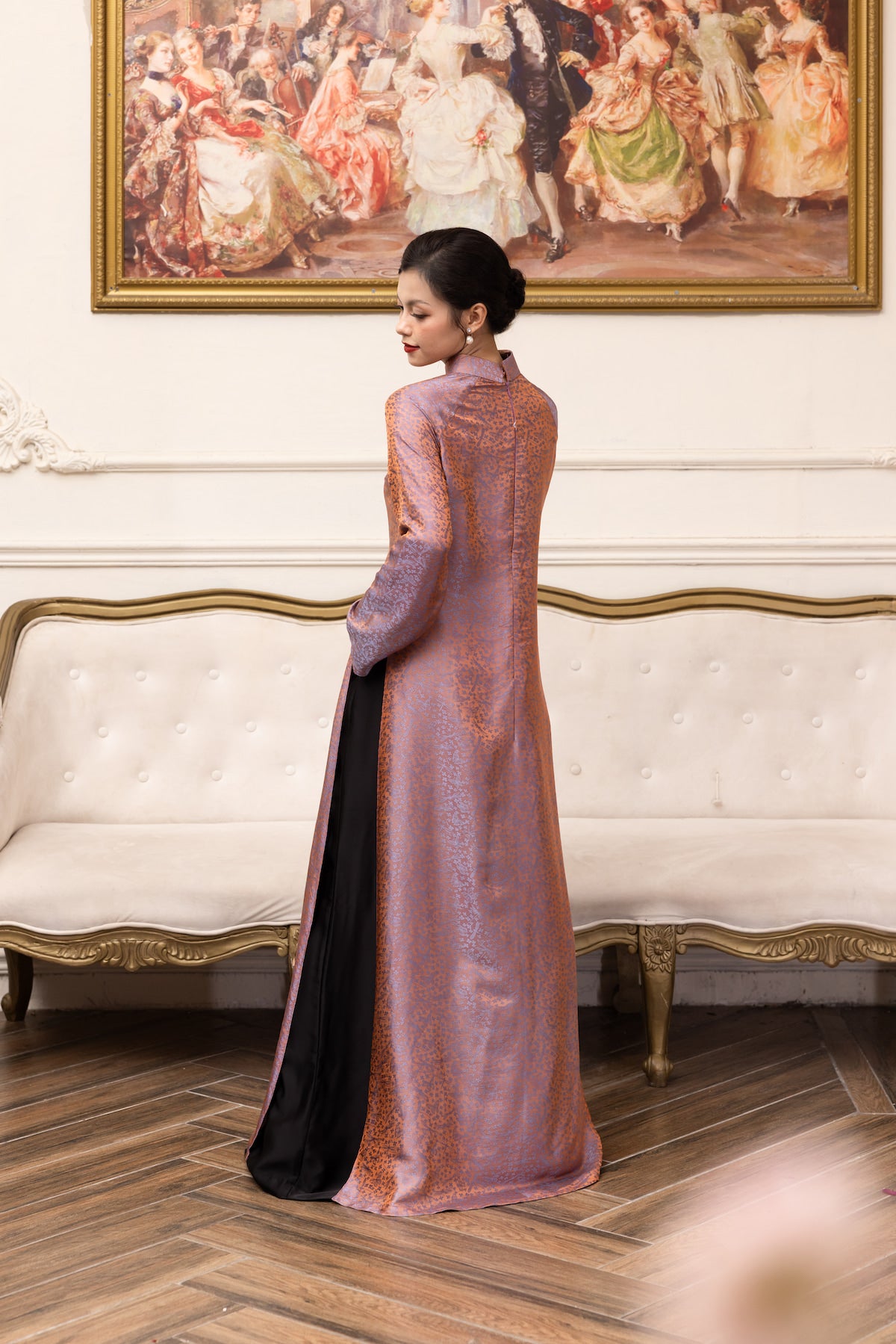custom vietnamese silk tunic