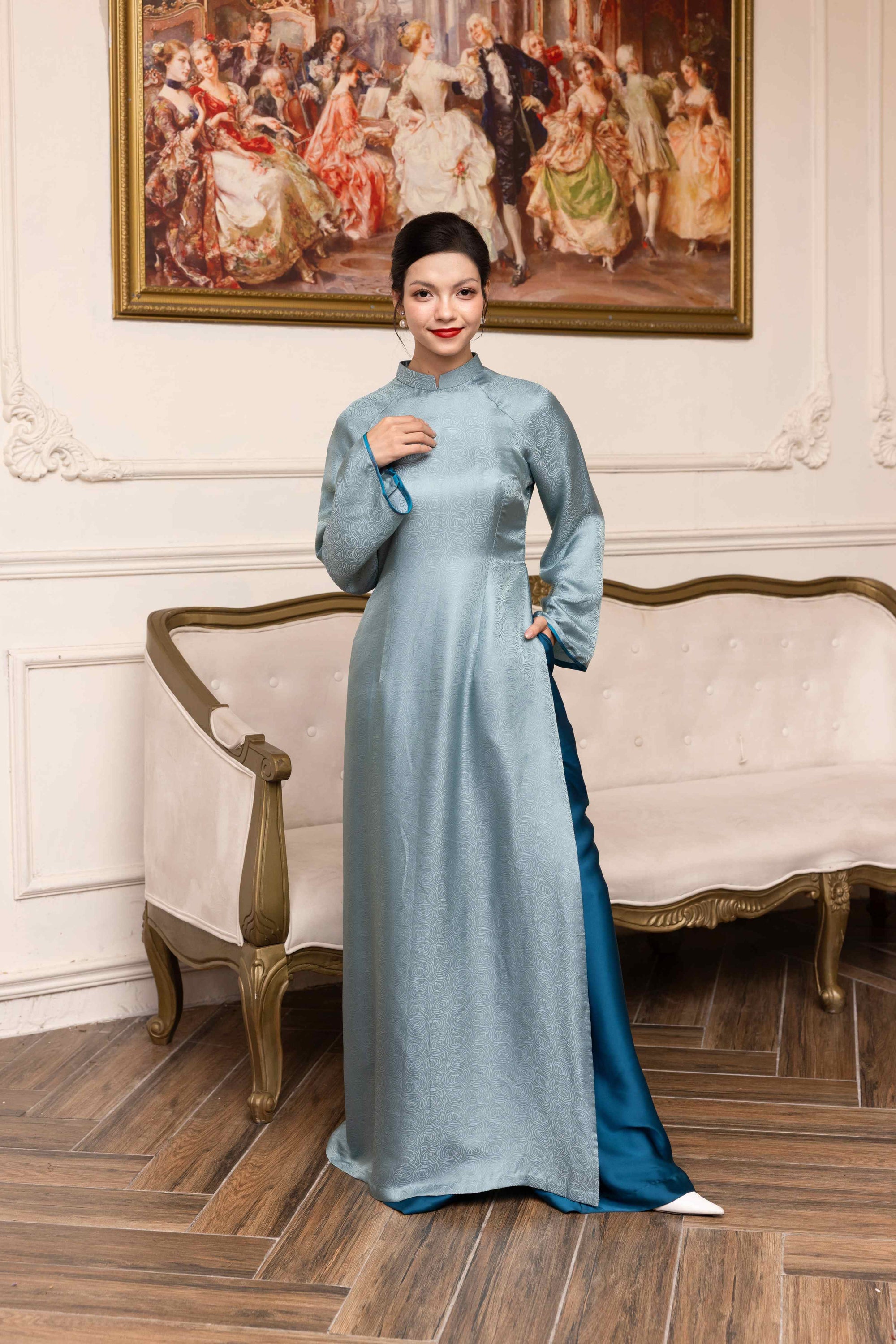 Handmade traditional silk tunic