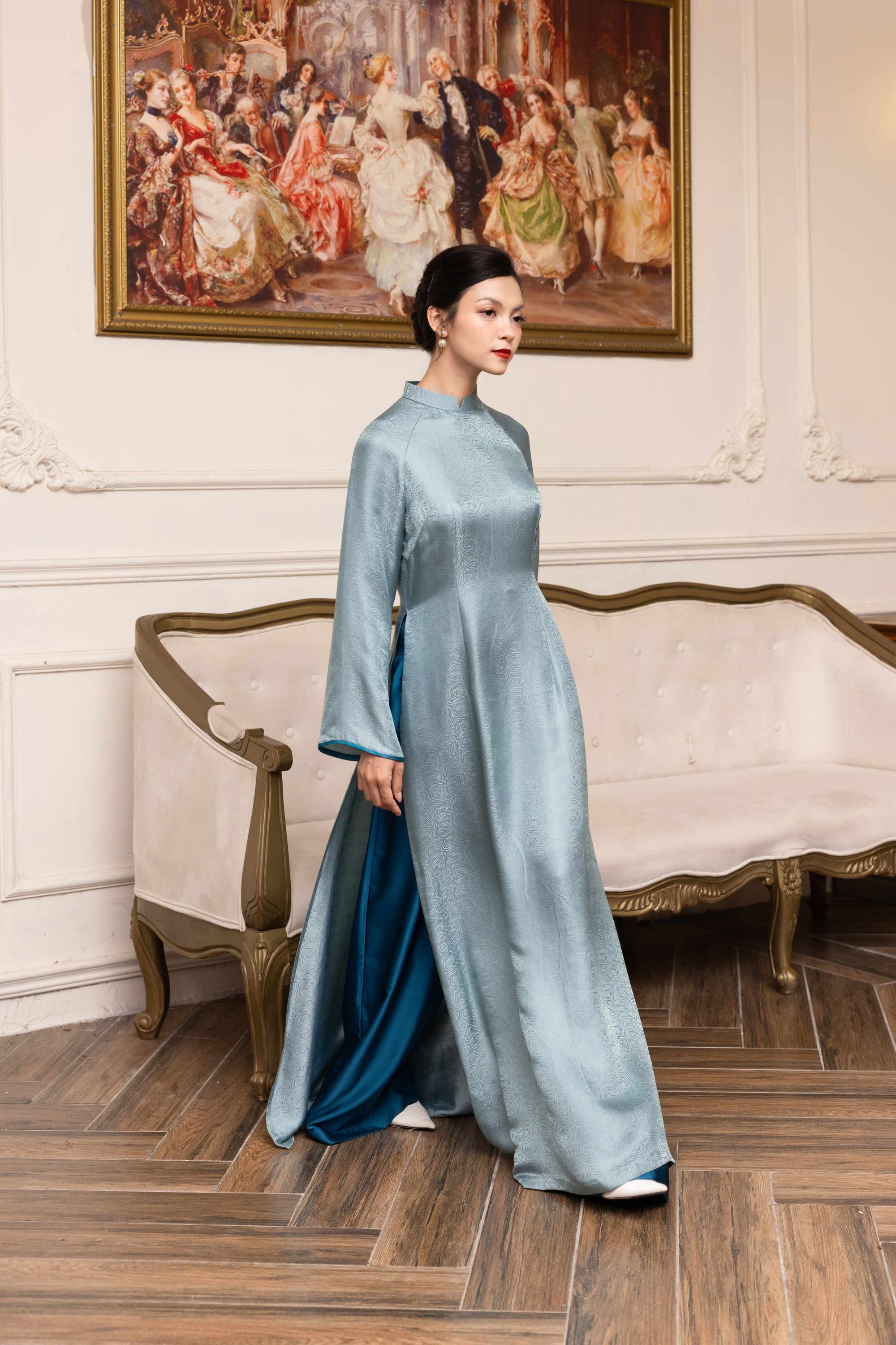 Handmade traditional silk tunic