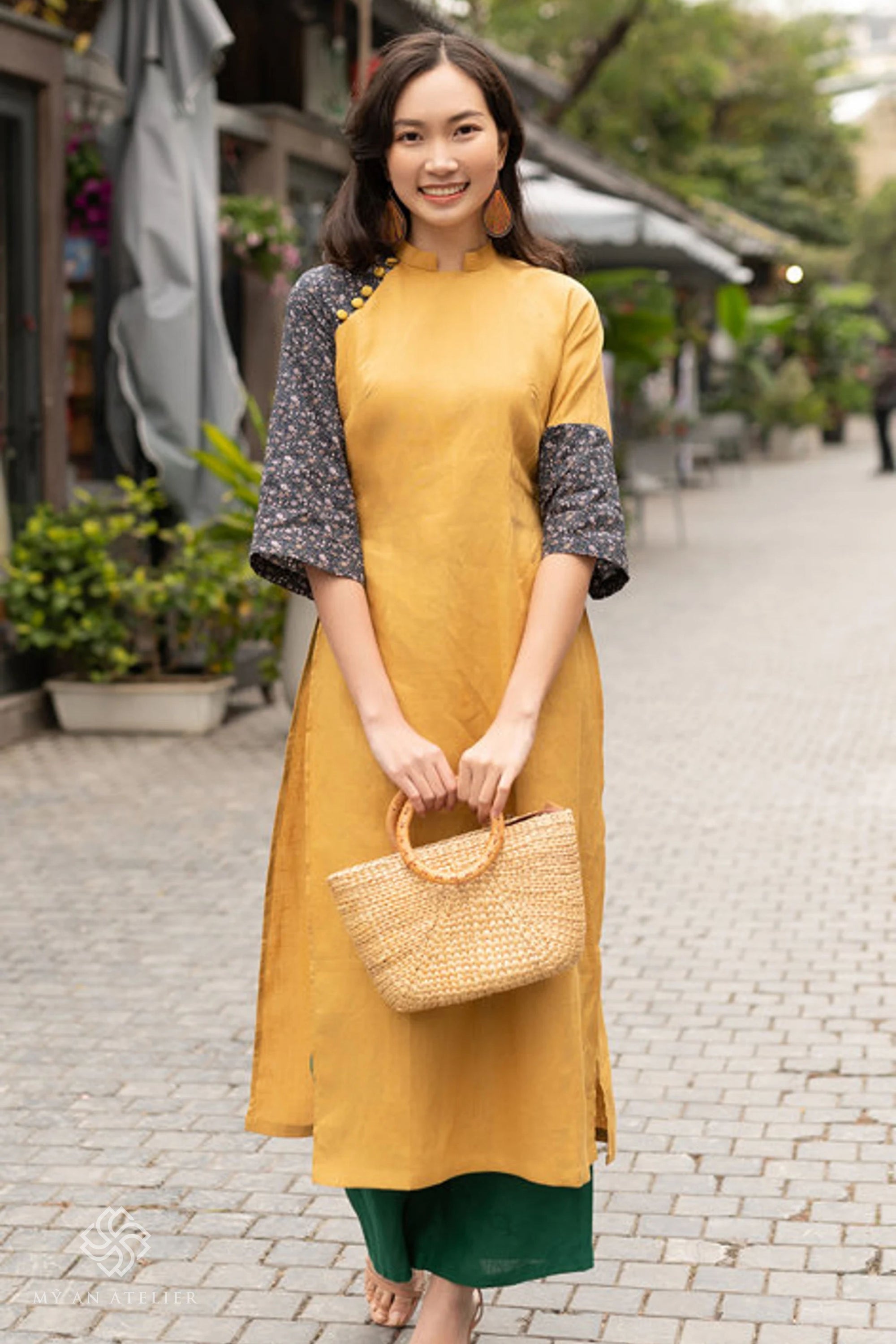 Linen women ao dai