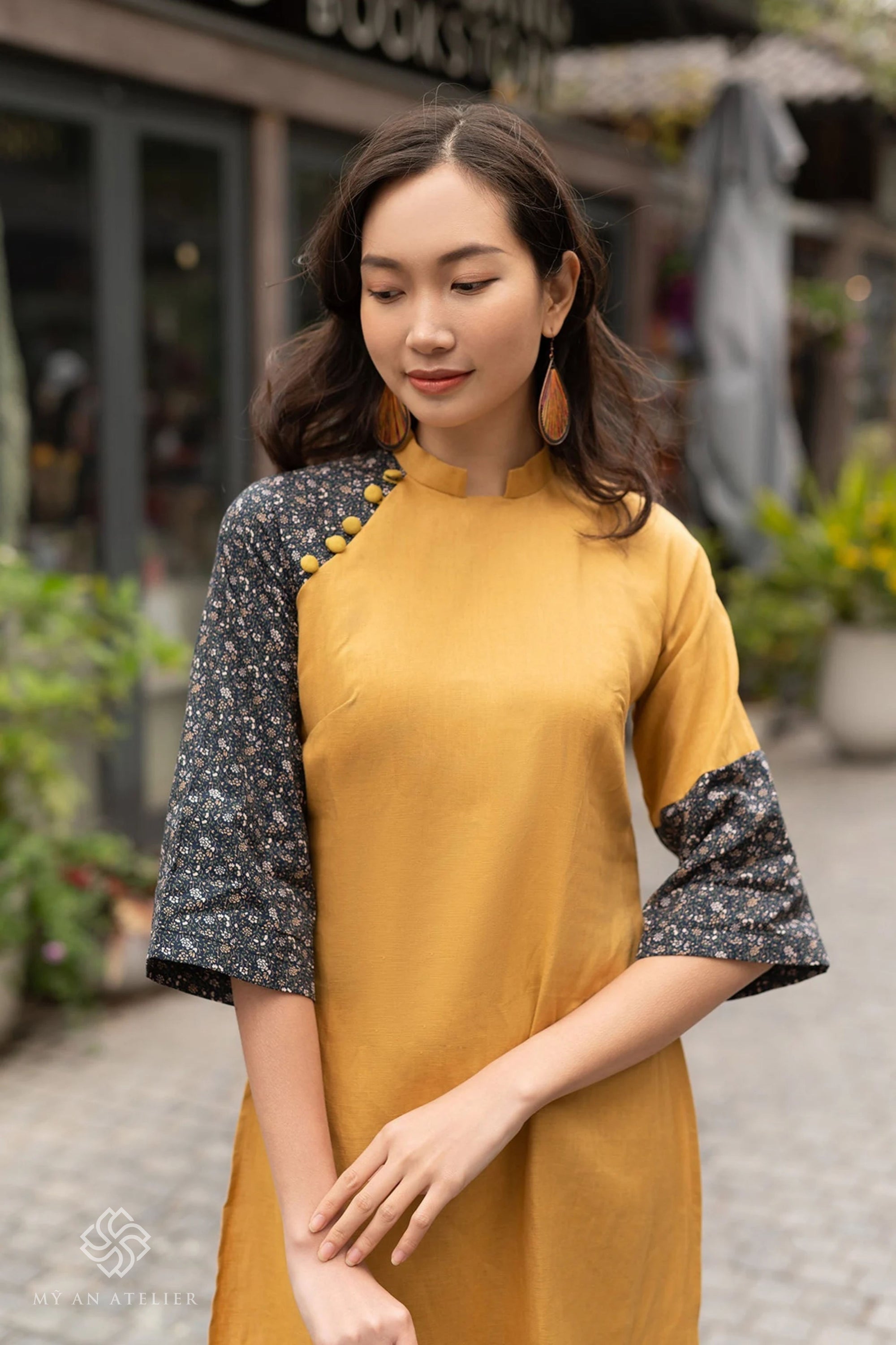 Linen women ao dai
