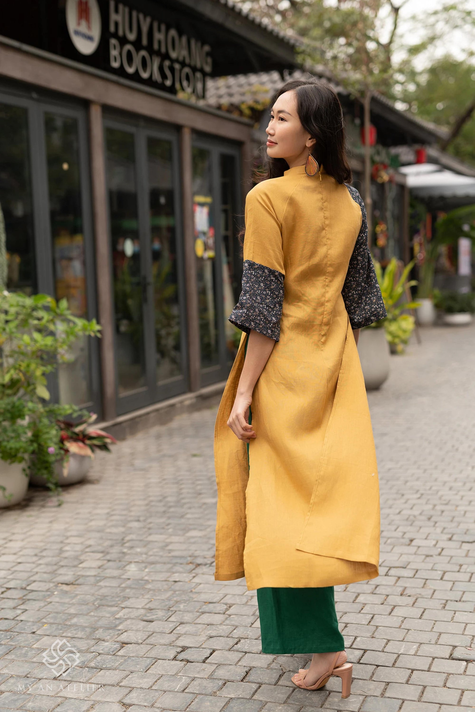 Linen women ao dai