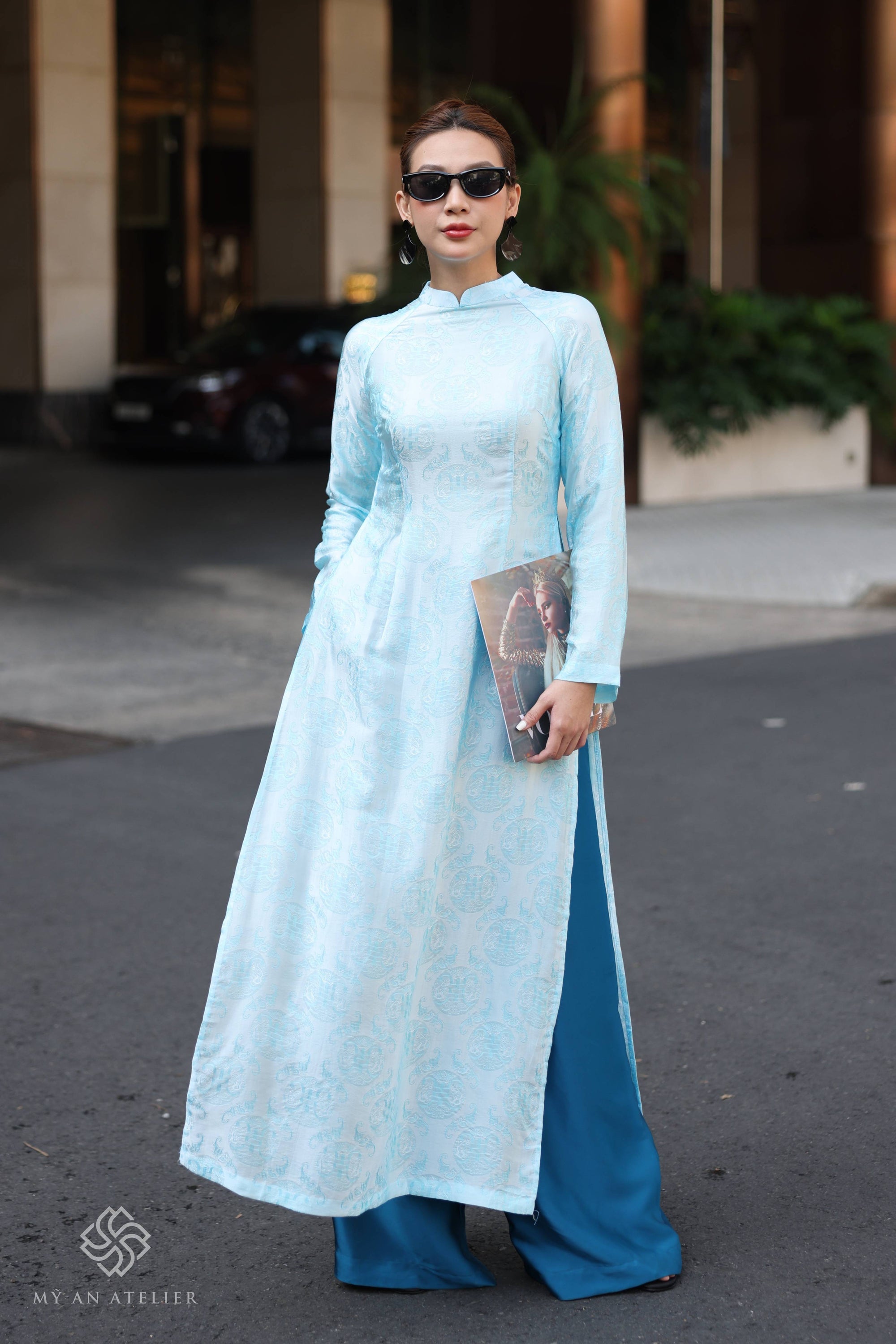 Mulberry silk ao dai Vietnam