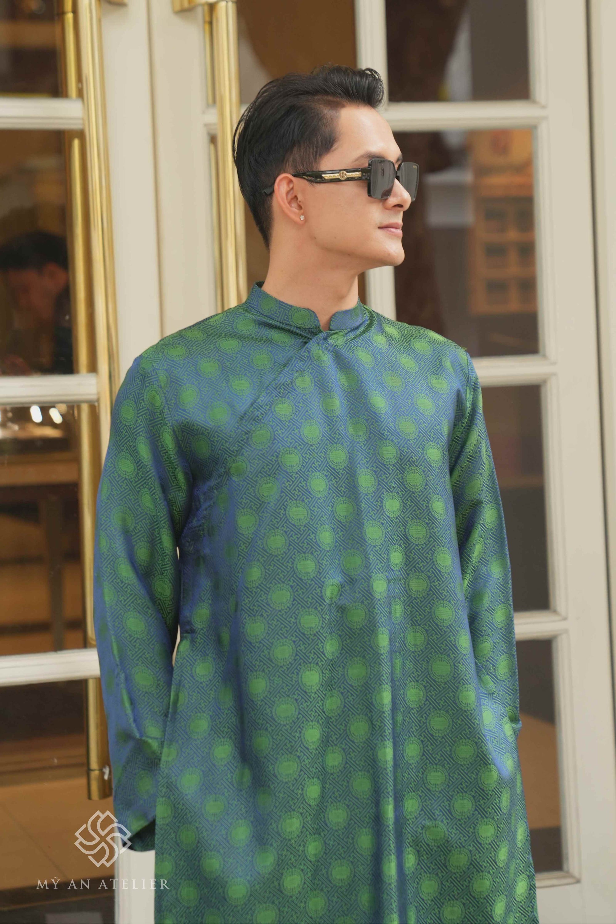 Mulberry silk mens tunic