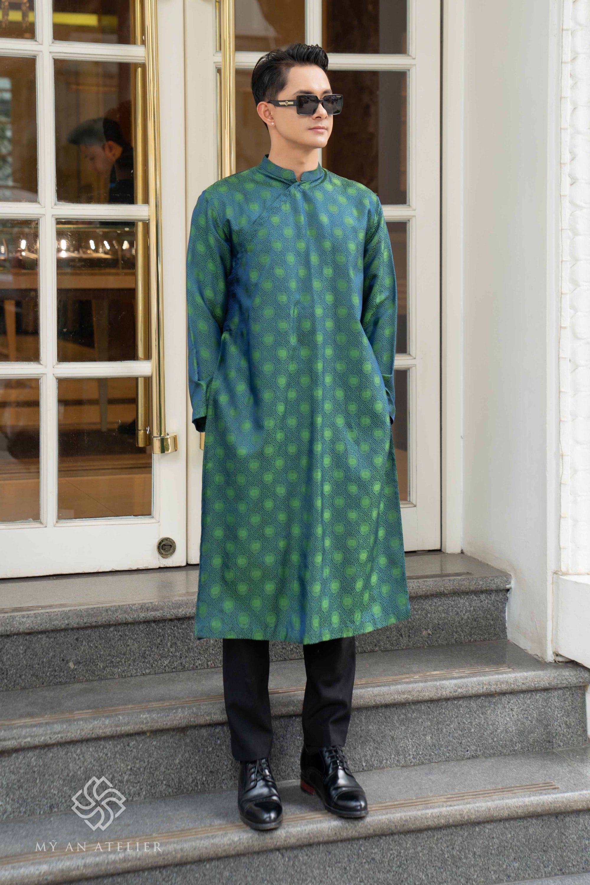 Mulberry silk mens tunic