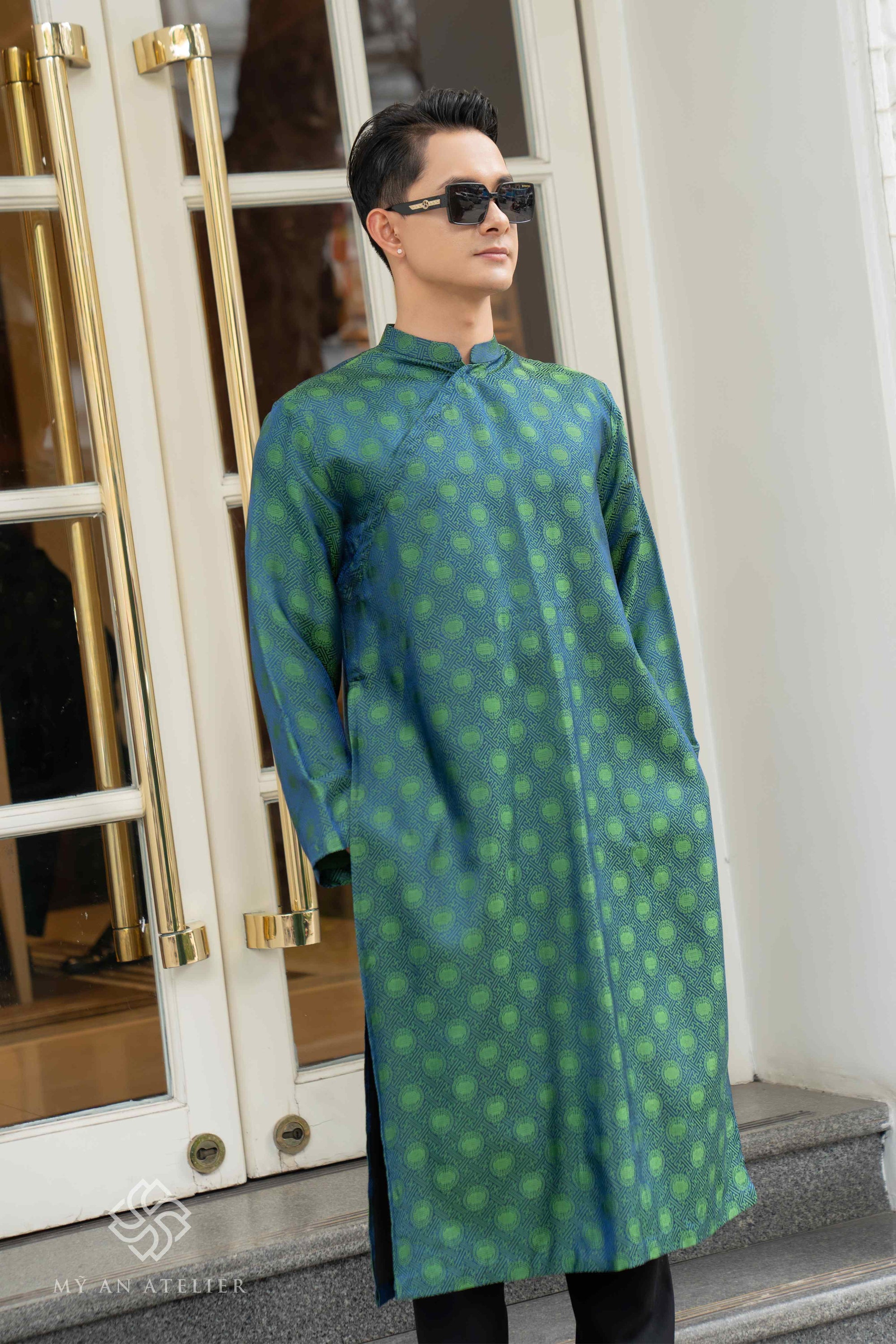 Mulberry silk mens tunic