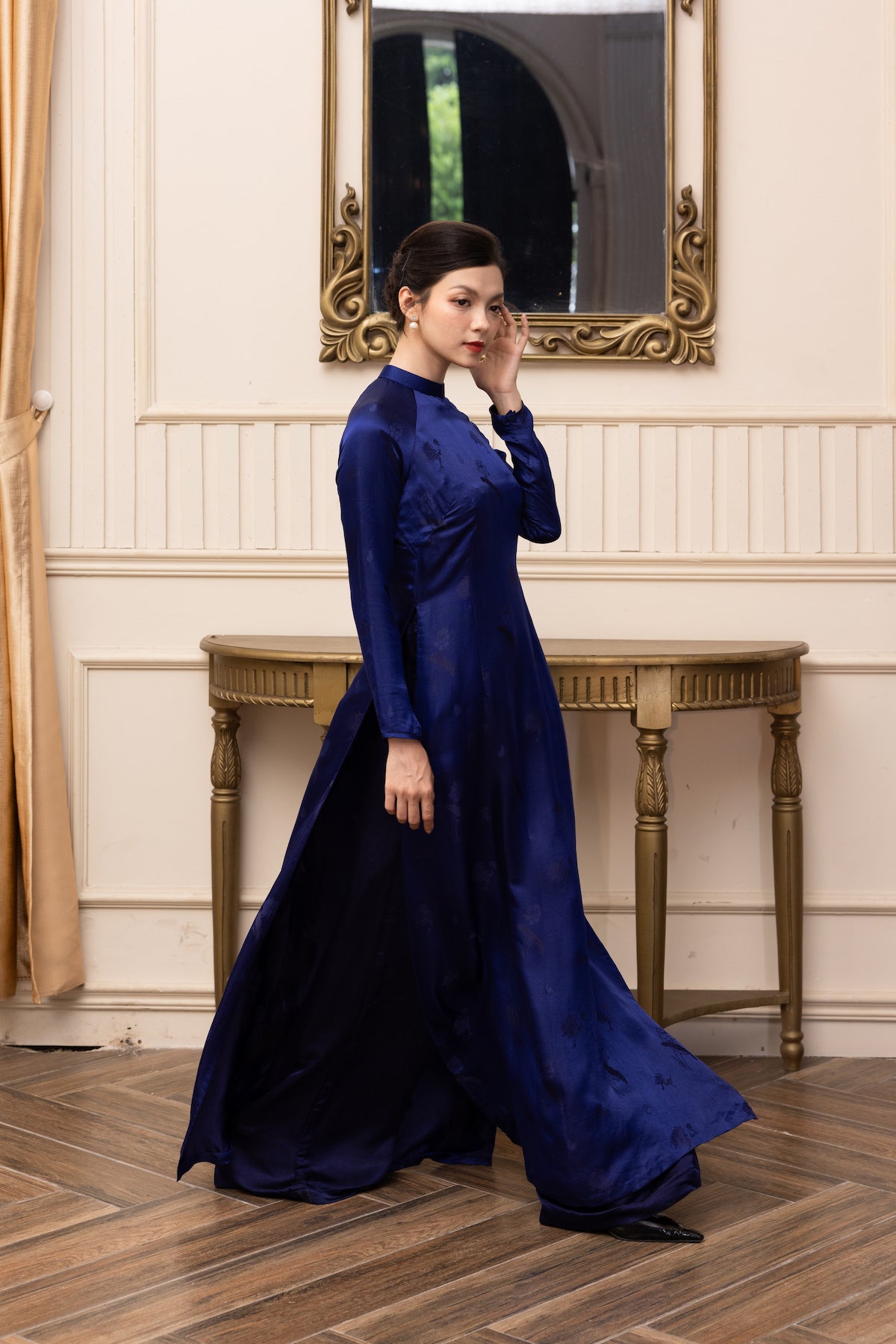 mulberry silk national dress vietnam