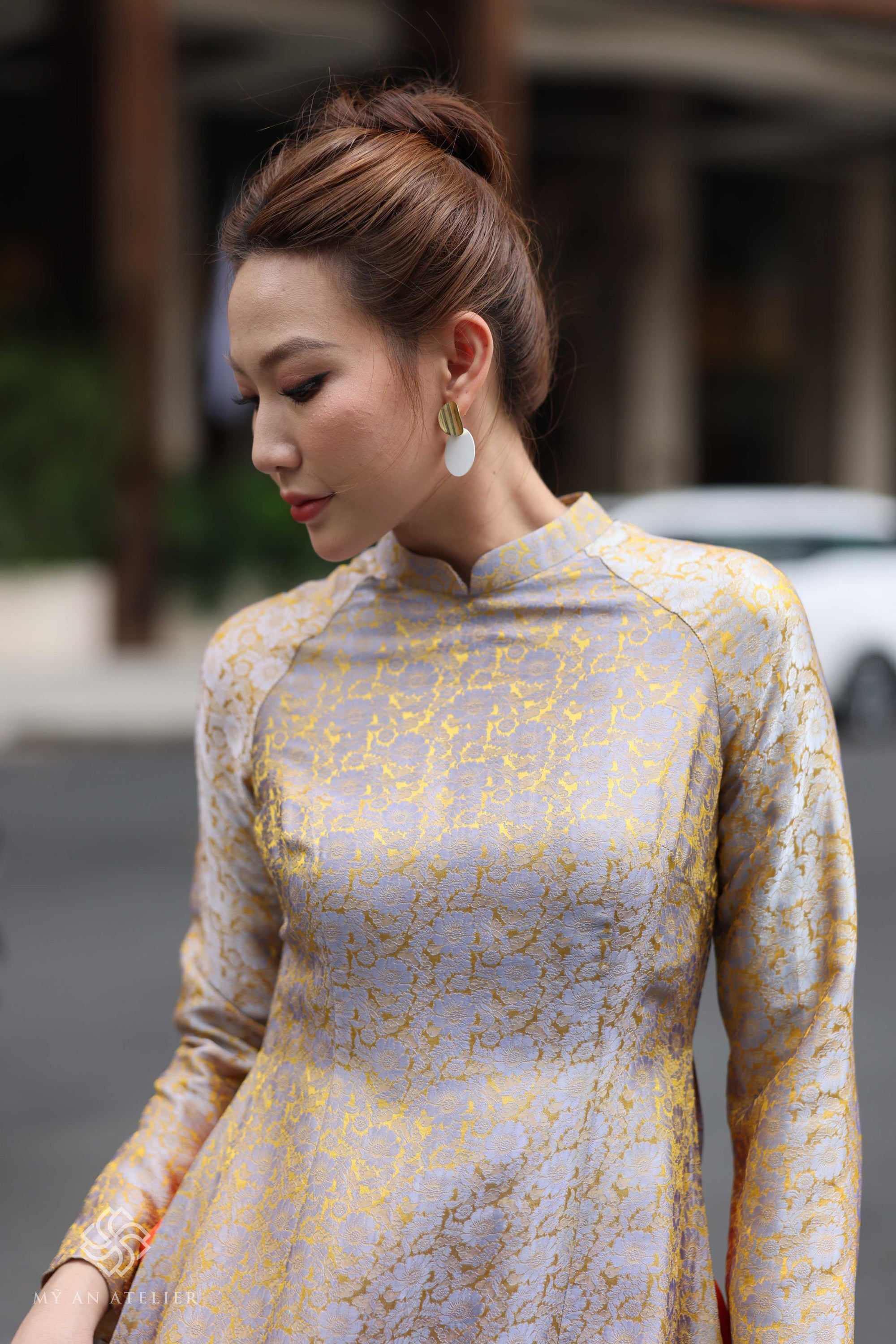 Mulberry silk traditional Vietnamese costume