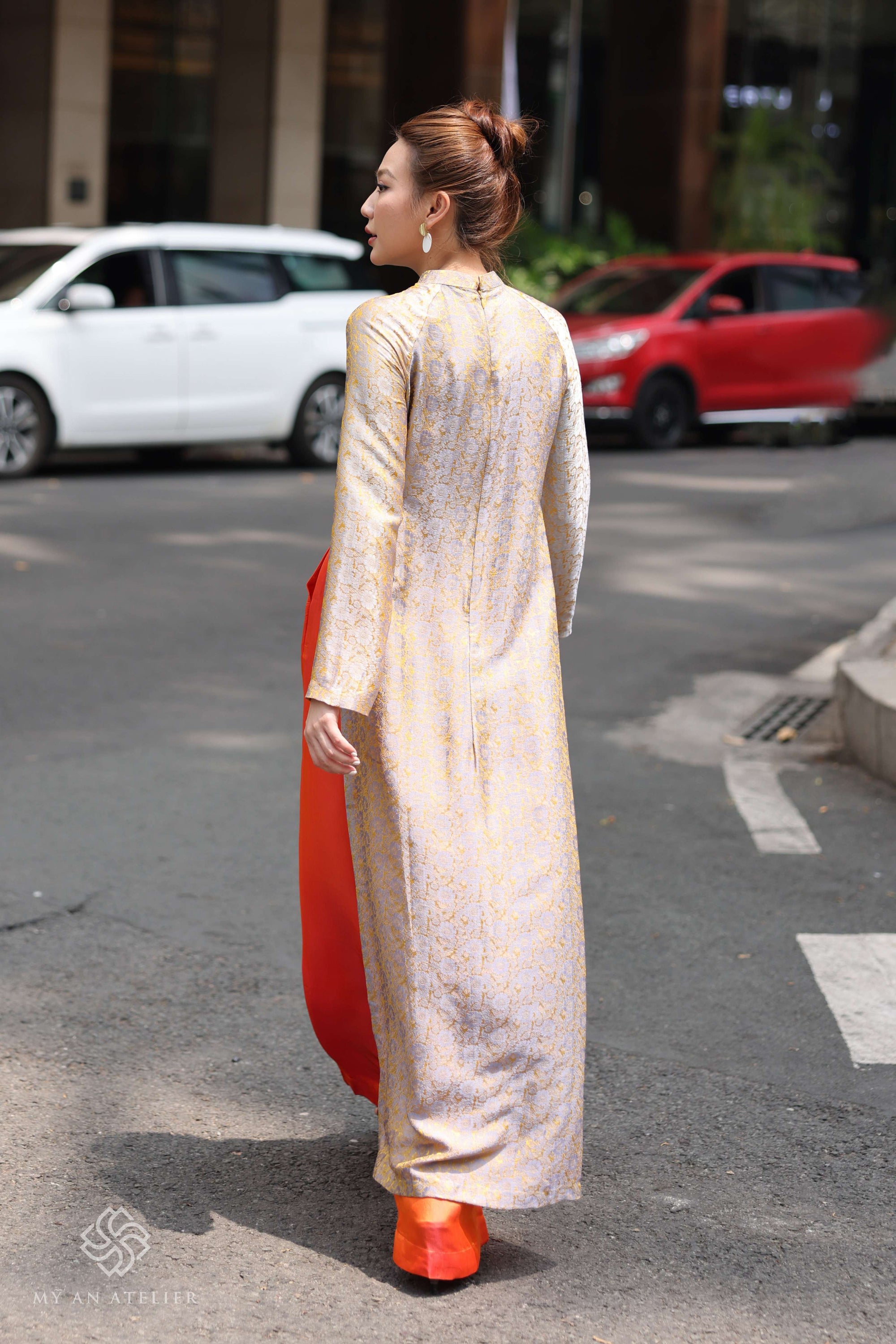 Mulberry silk traditional Vietnamese costume