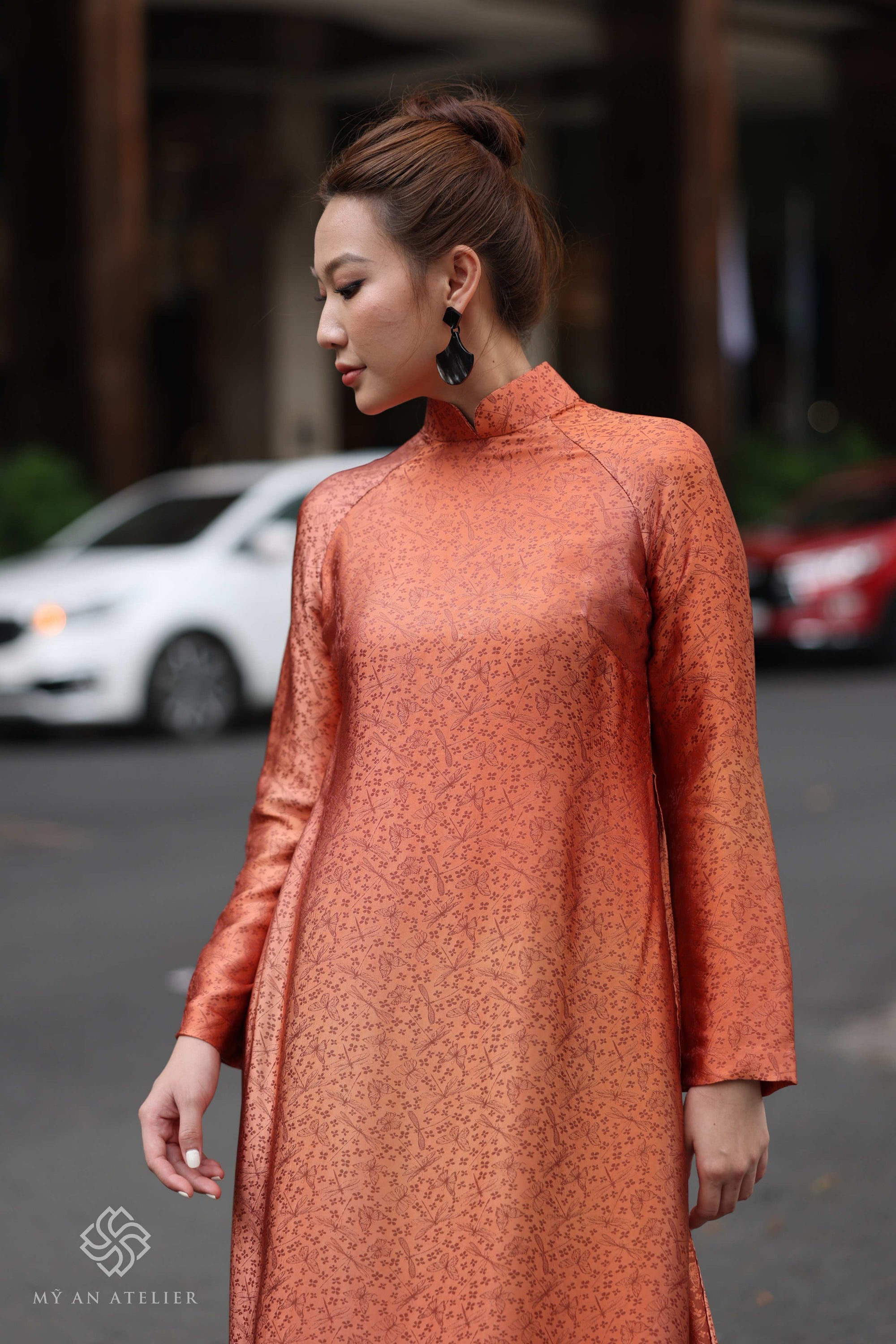 Mulberry silk Vietnam costume womens