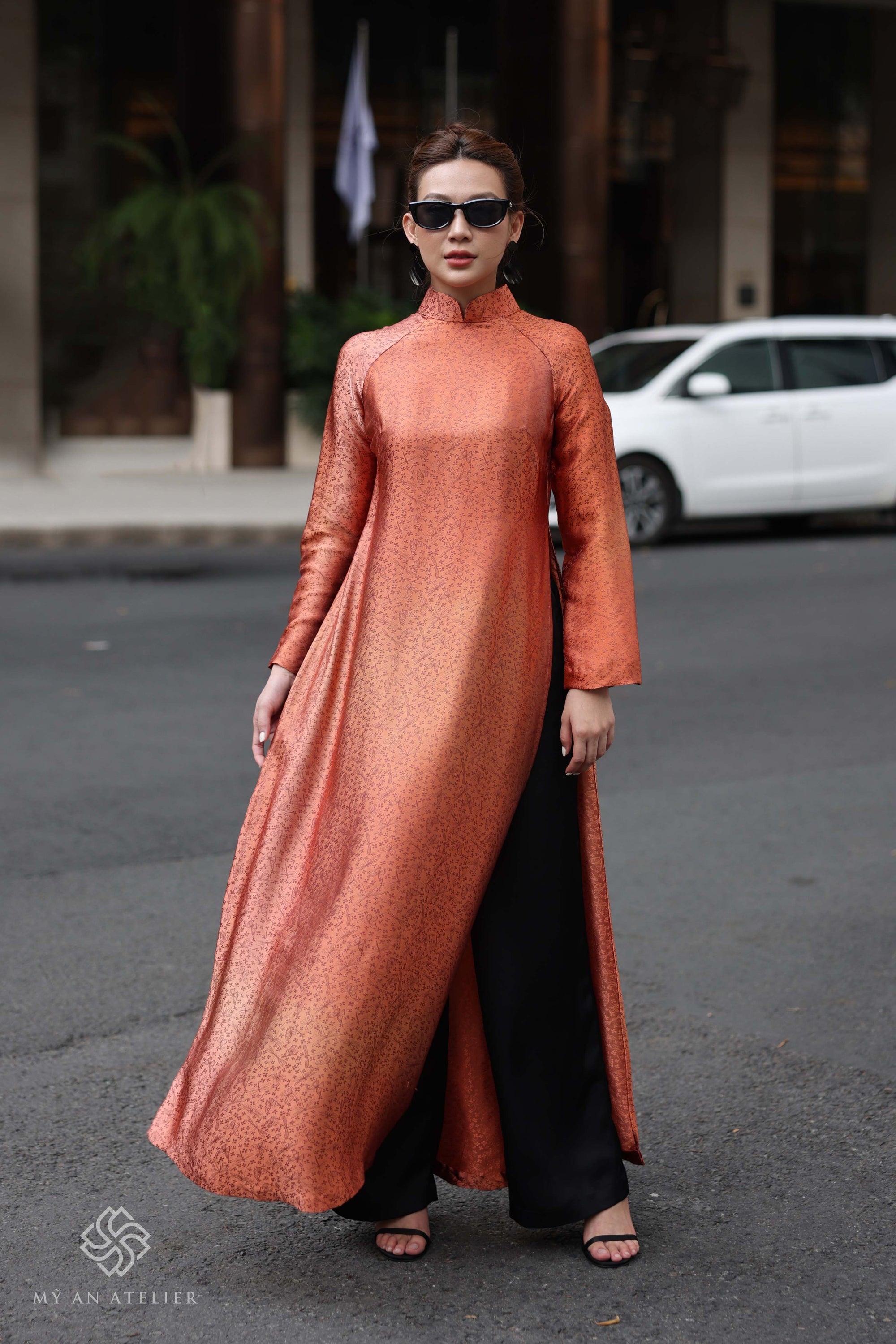 Mulberry silk Vietnam costume womens
