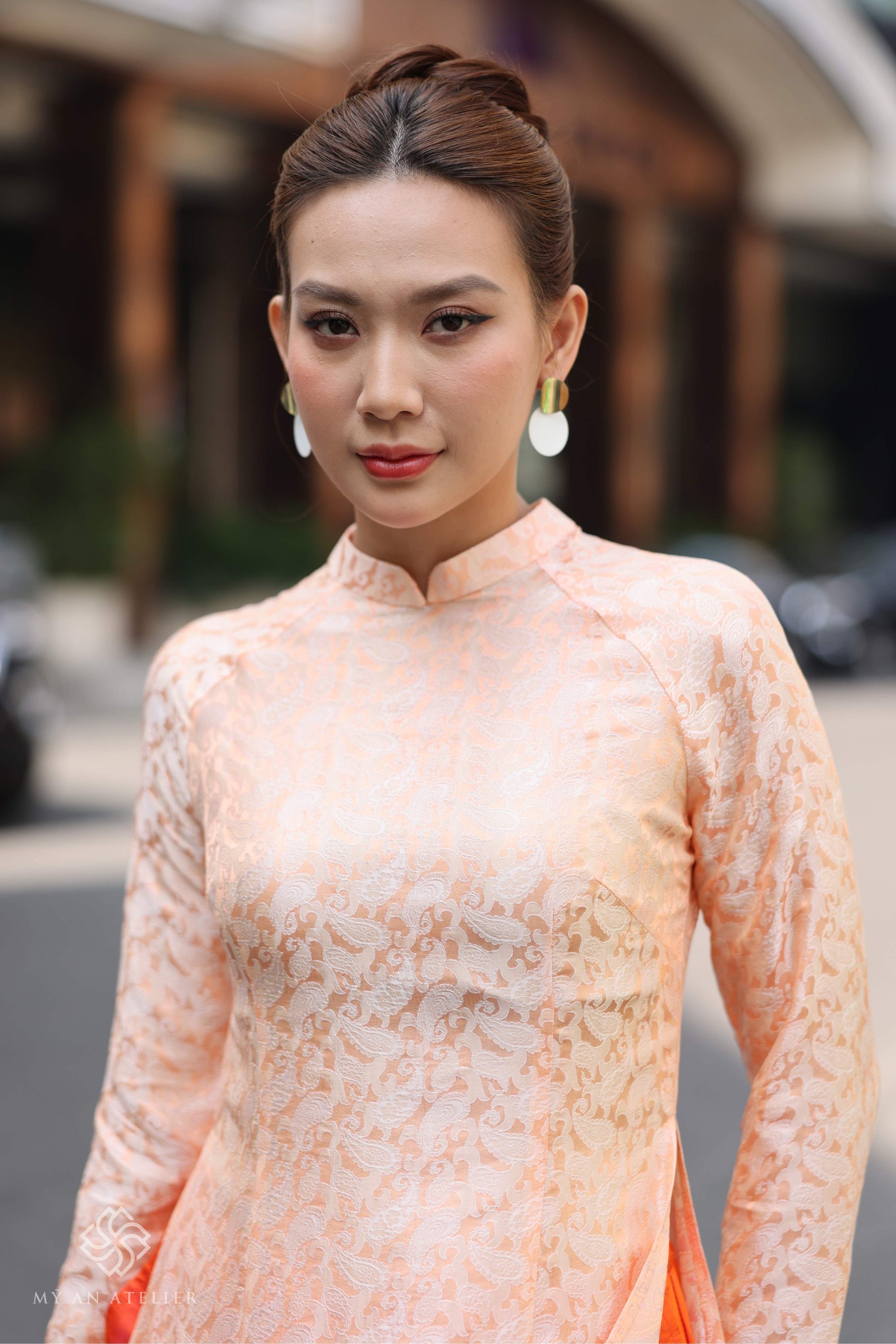 Mulberry silk Vietnamese cultural dress