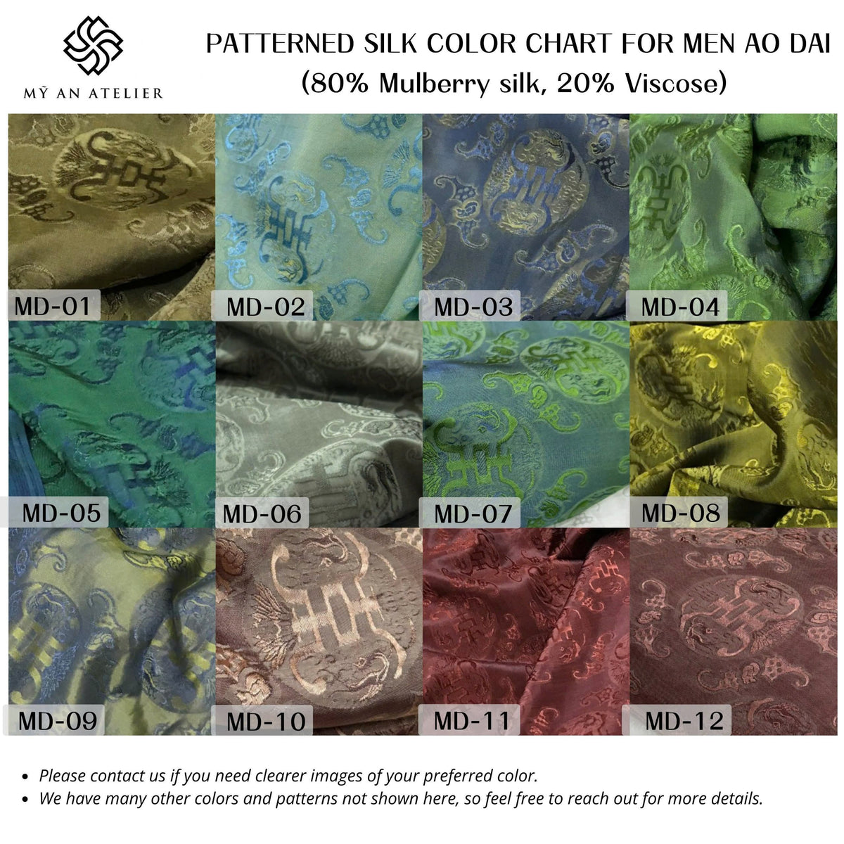 Mulberry silk with patterns FOR MEN – AO DAI MYAN
