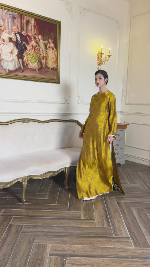 Women's Vietnamese silk dress