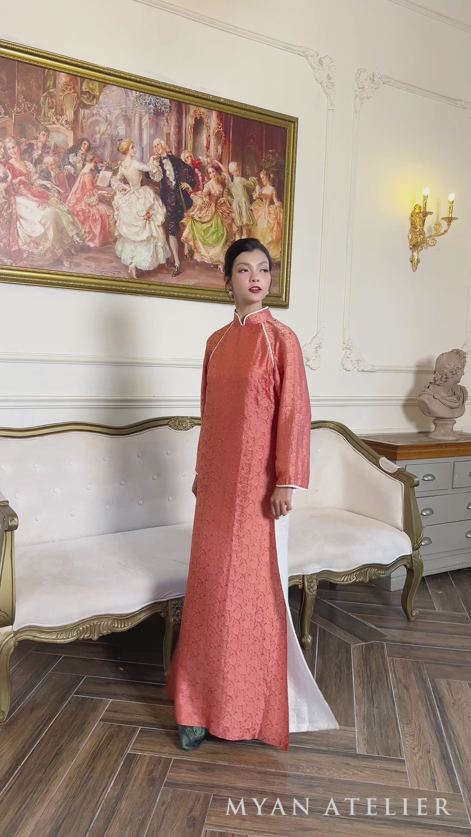 Traditional Vietnamese silk dress