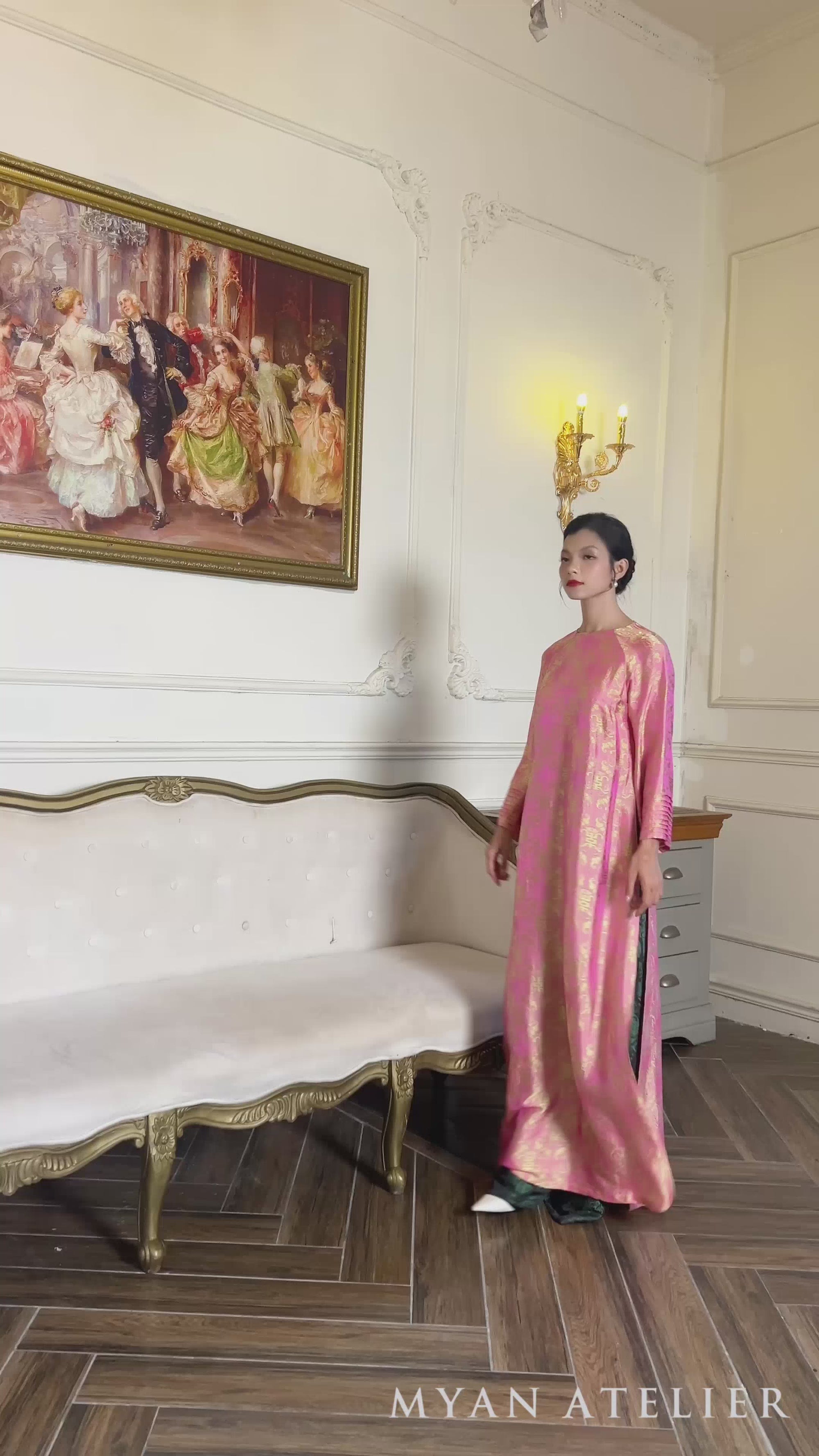 Vietnamese national silk dress