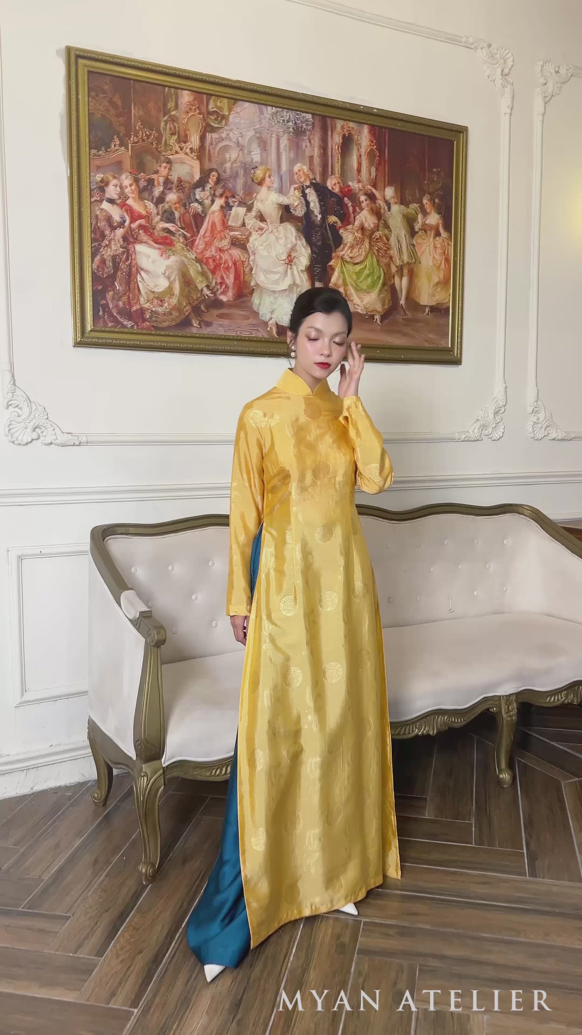 Vietnamese cultural silk dress