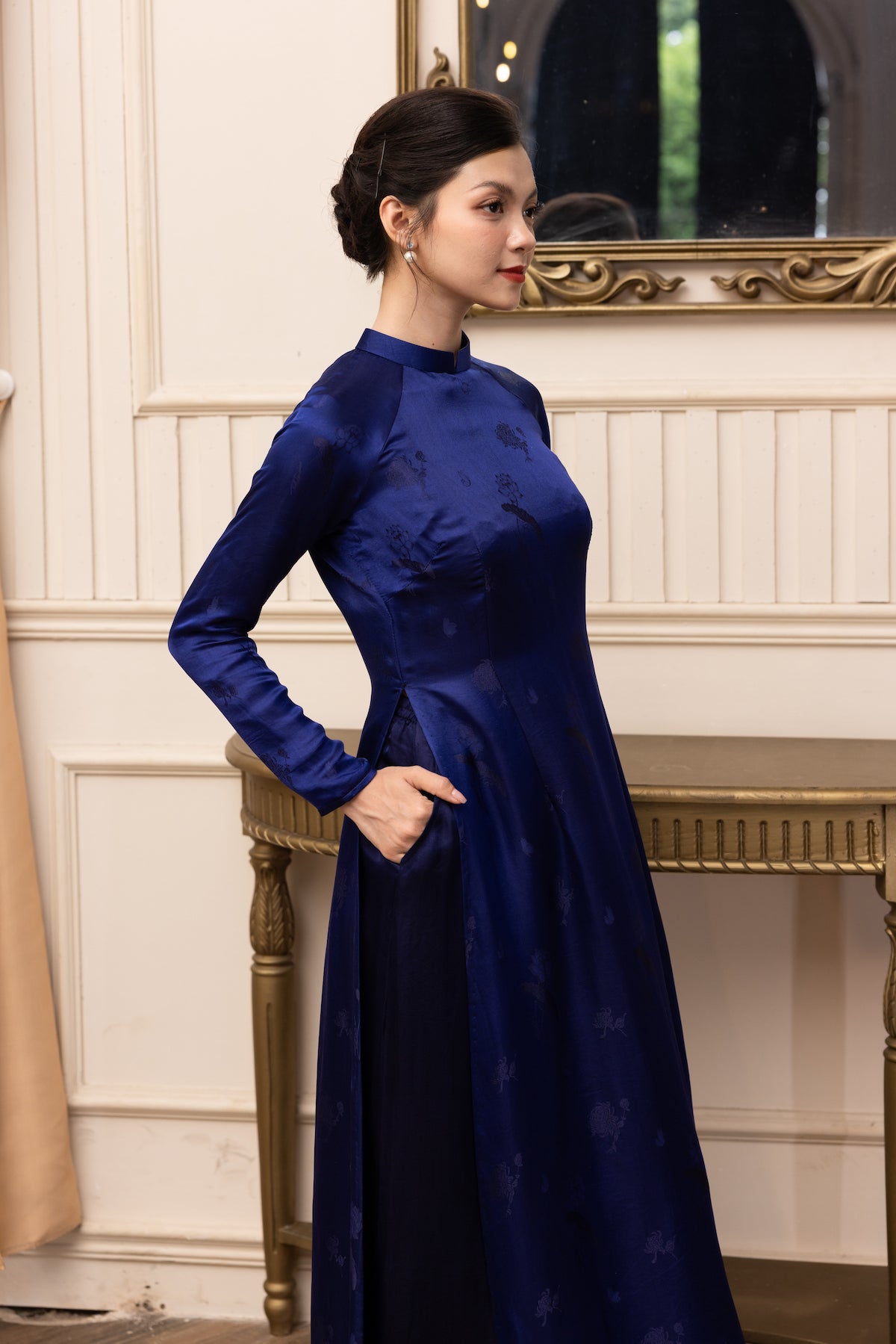 mulberry silk national dress vietnam