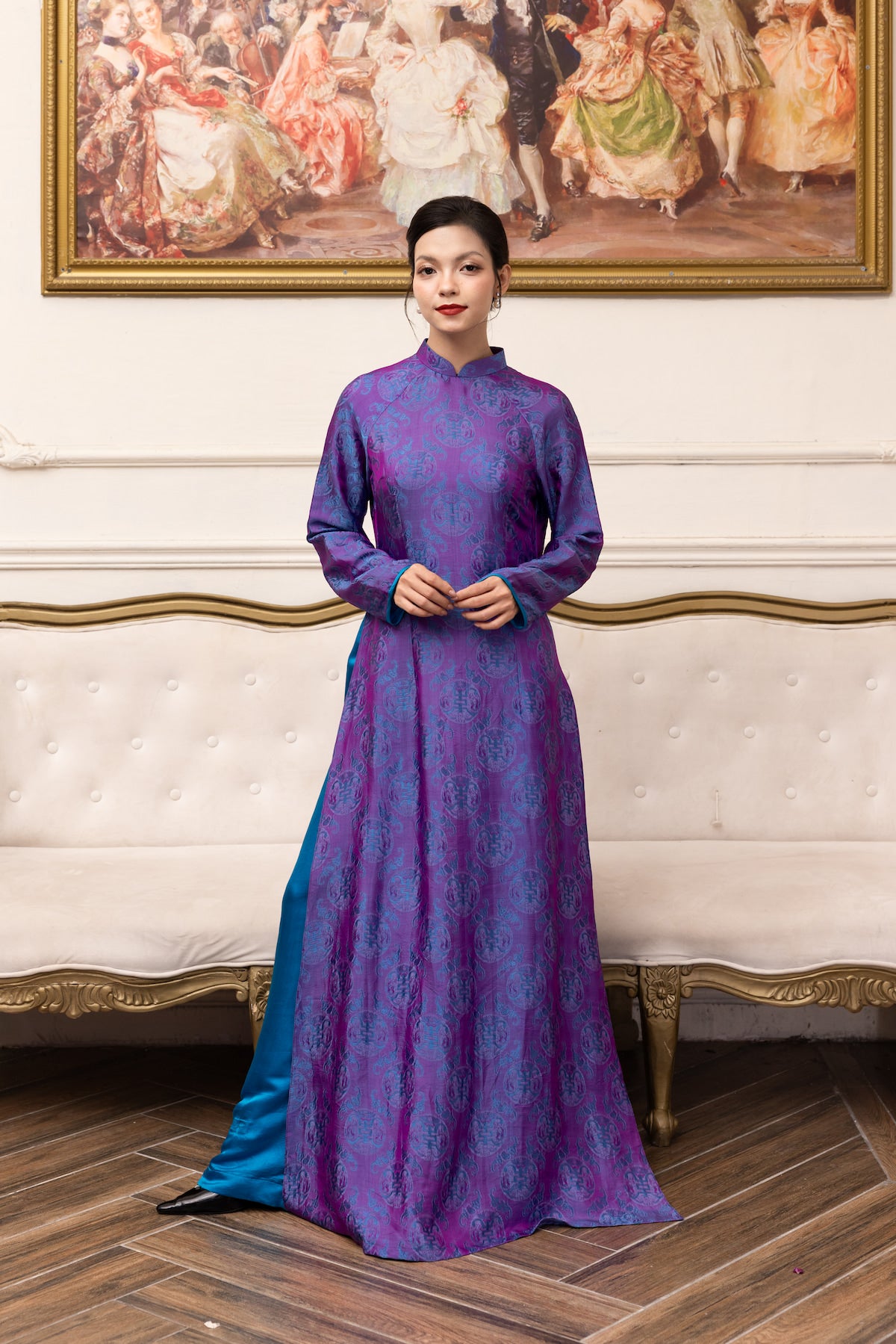  vietnamese silk wedding dress