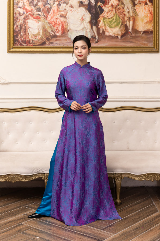  vietnamese silk wedding dress