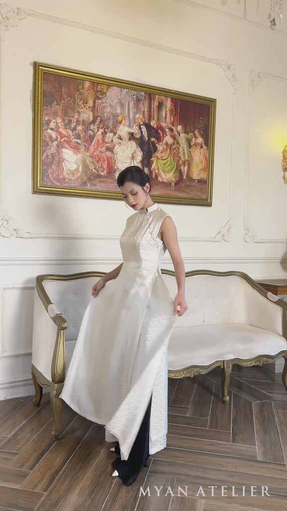 2-layer silk ao dai