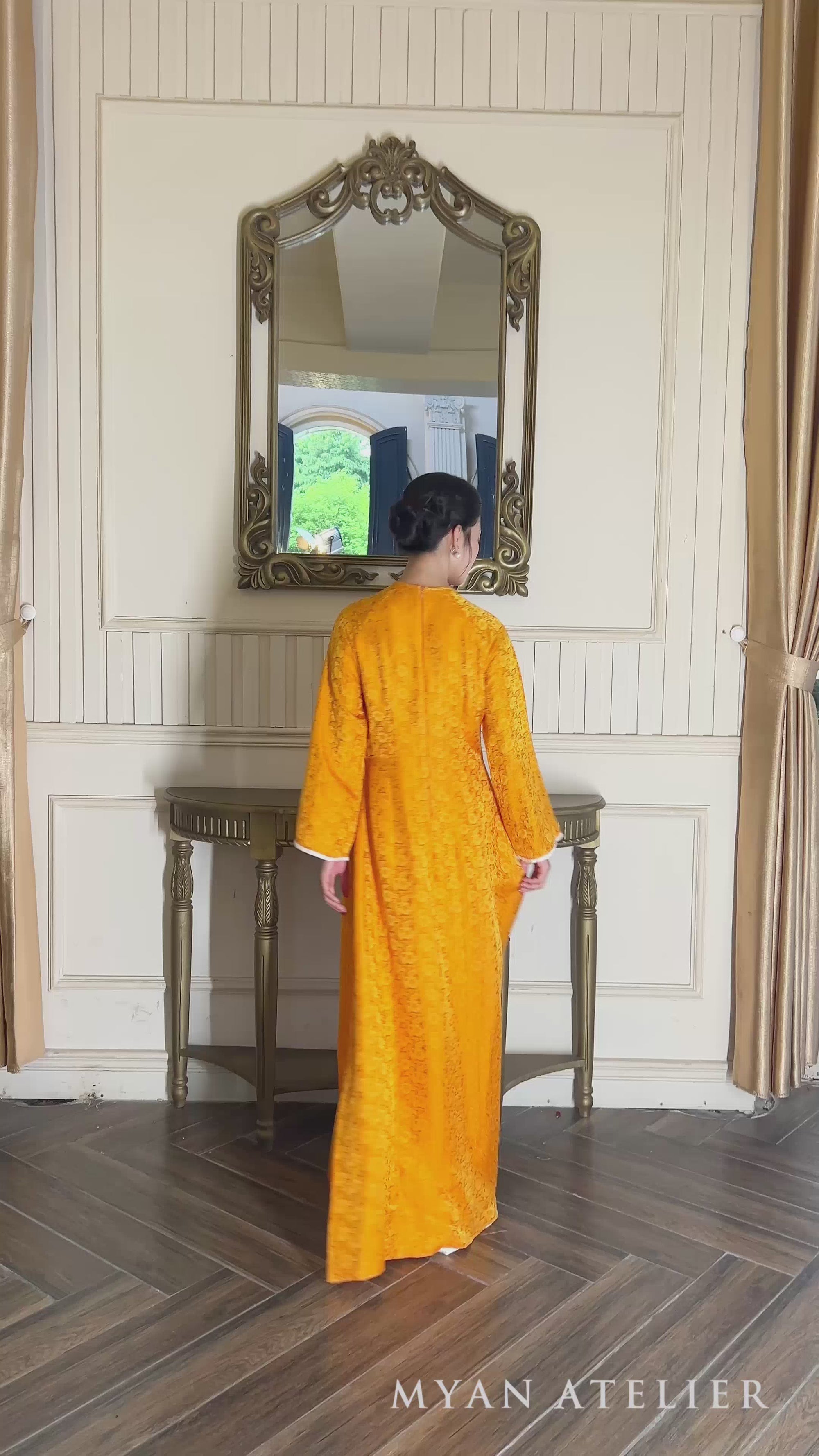 Traditional Vietnamese silk ao dai