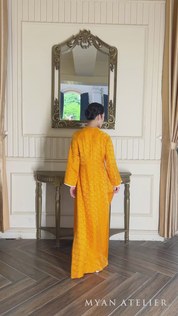 Traditional Vietnamese silk ao dai