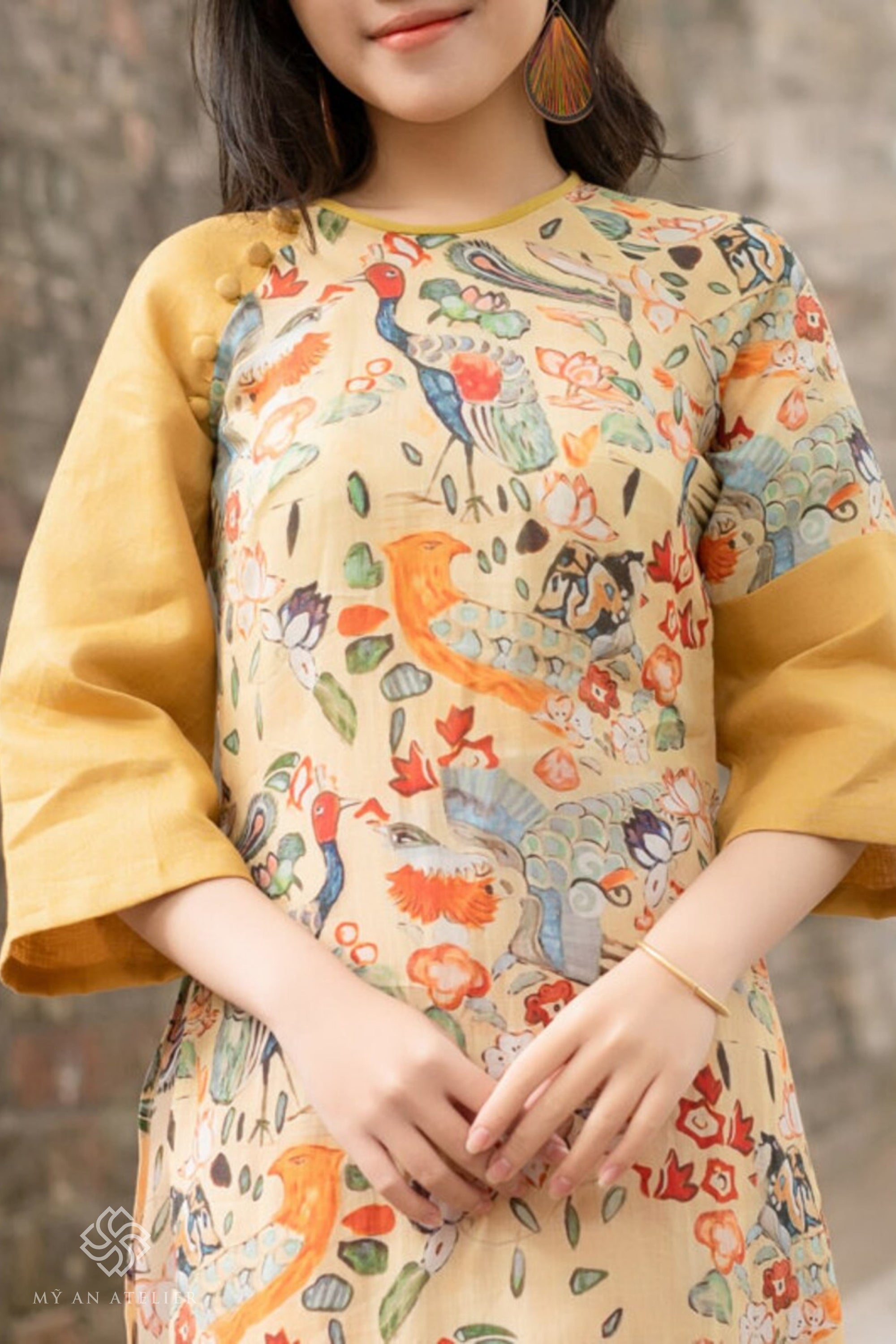 Ramie traditional Vietnamese costume