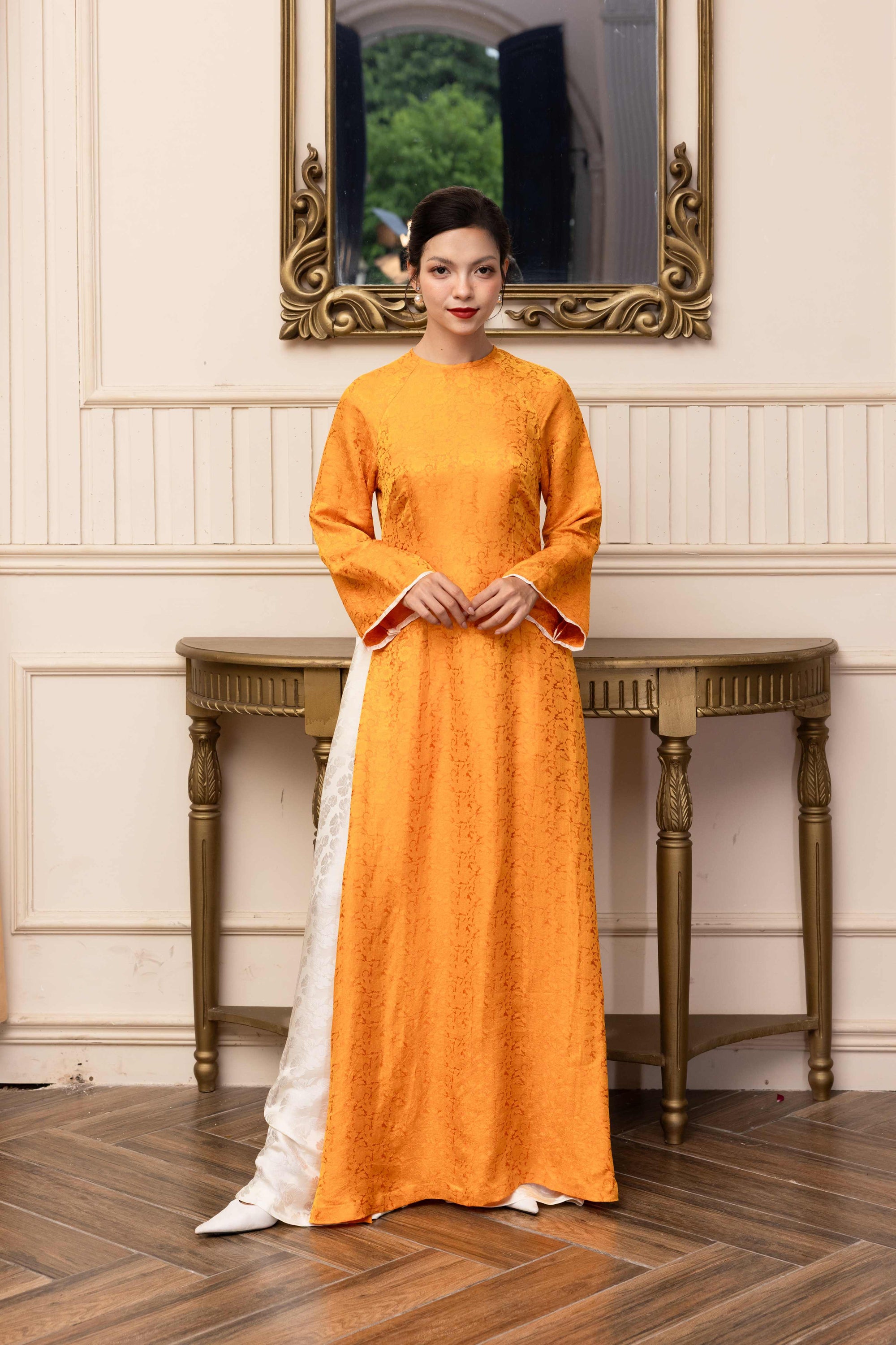 Traditional Vietnamese silk ao dai