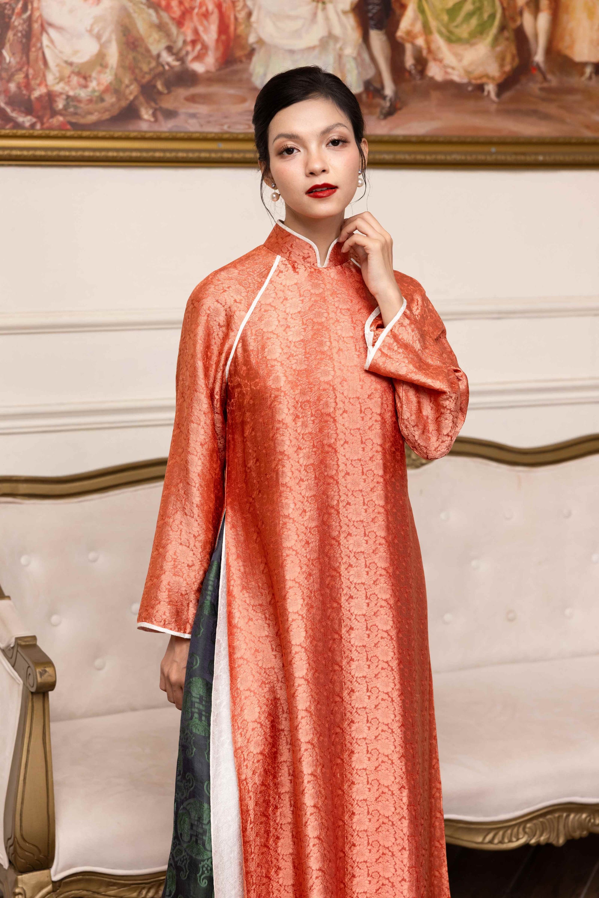 Traditional Vietnamese silk dress