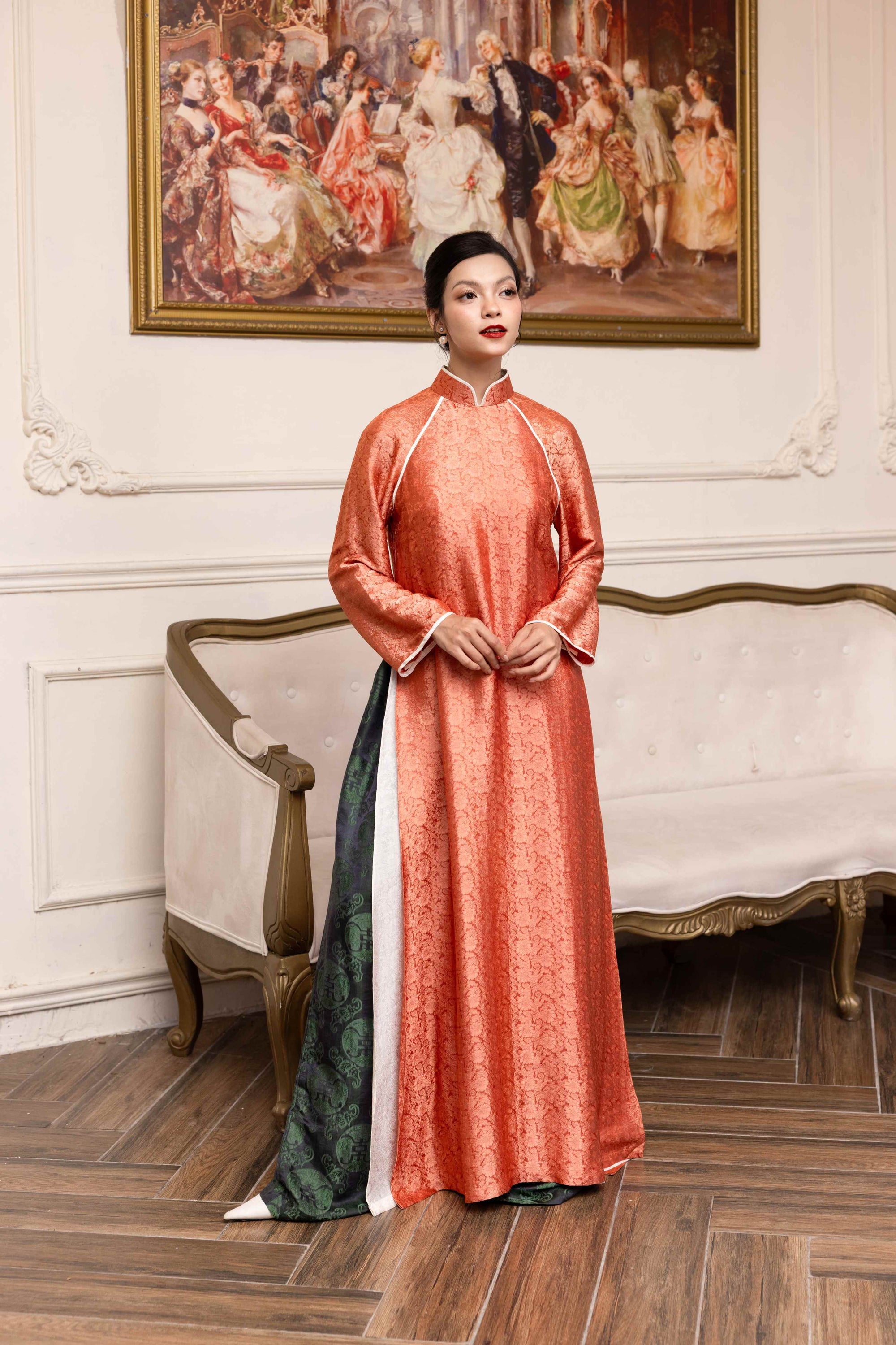 Traditional Vietnamese silk dress
