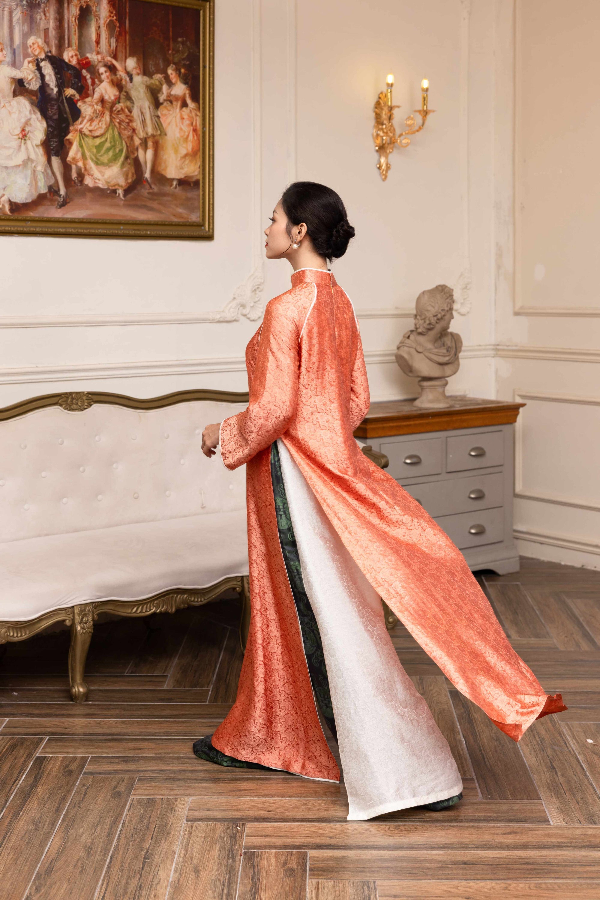 Traditional Vietnamese silk dress