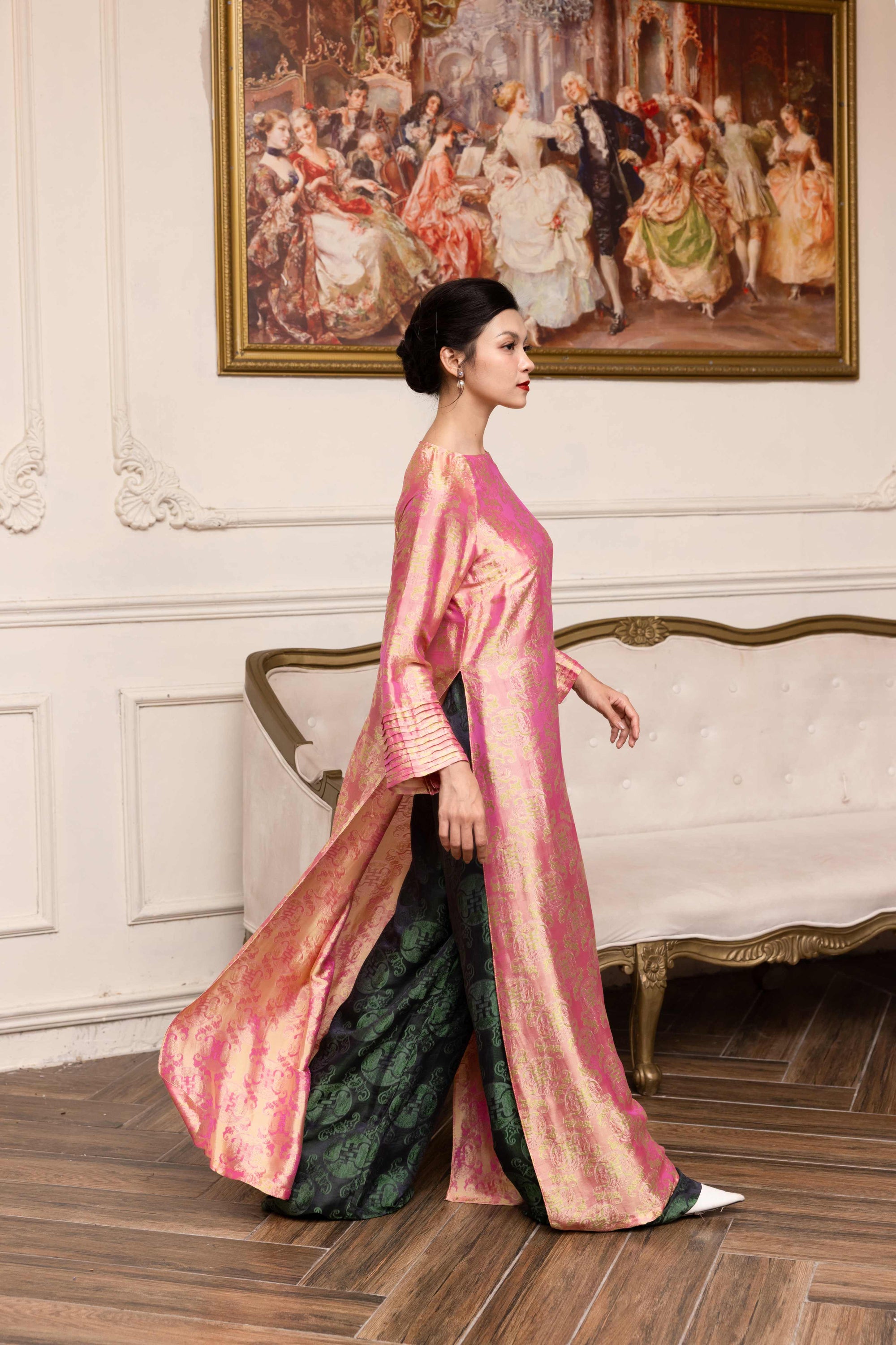 Vietnamese national silk dress