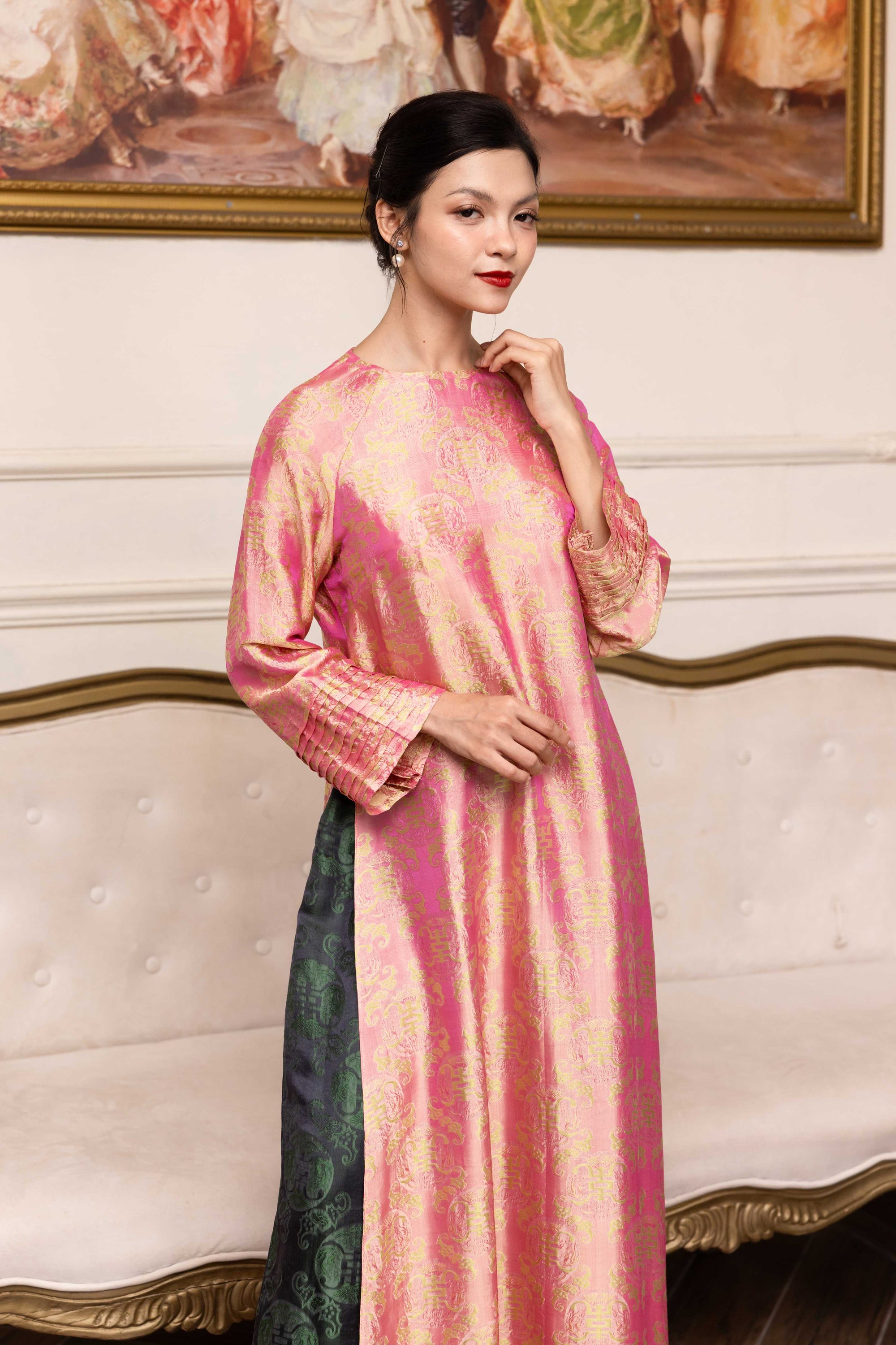 Vietnamese national silk dress