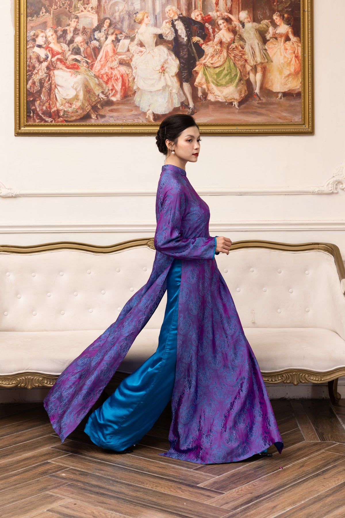 vietnamese silk wedding dress