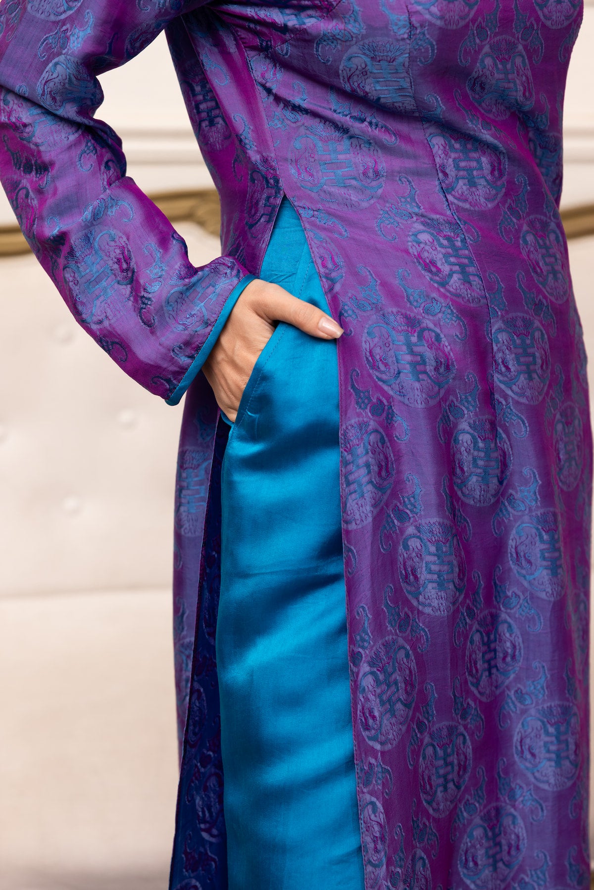 vietnamese silk wedding dress